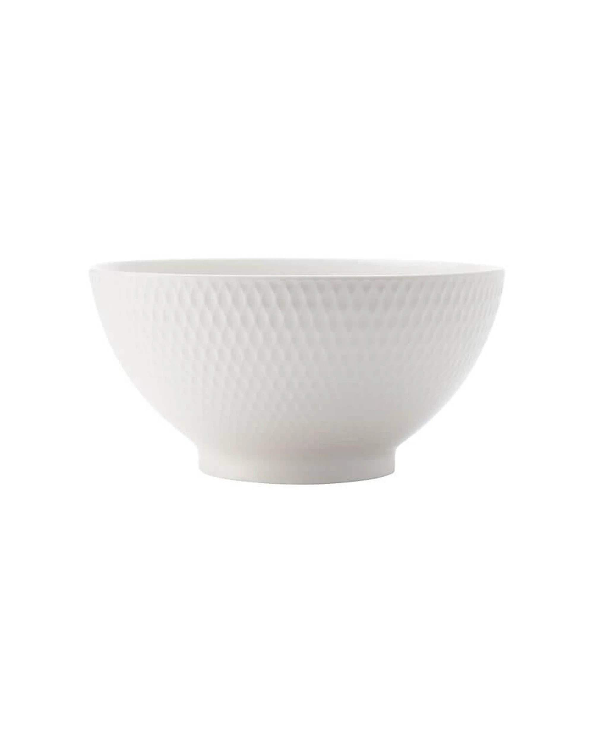 3 Maxwell & Williams Basics Diamonds Noodle Bowl 20cm Porcelain Dinner Bowl
 - White, 3 of 3