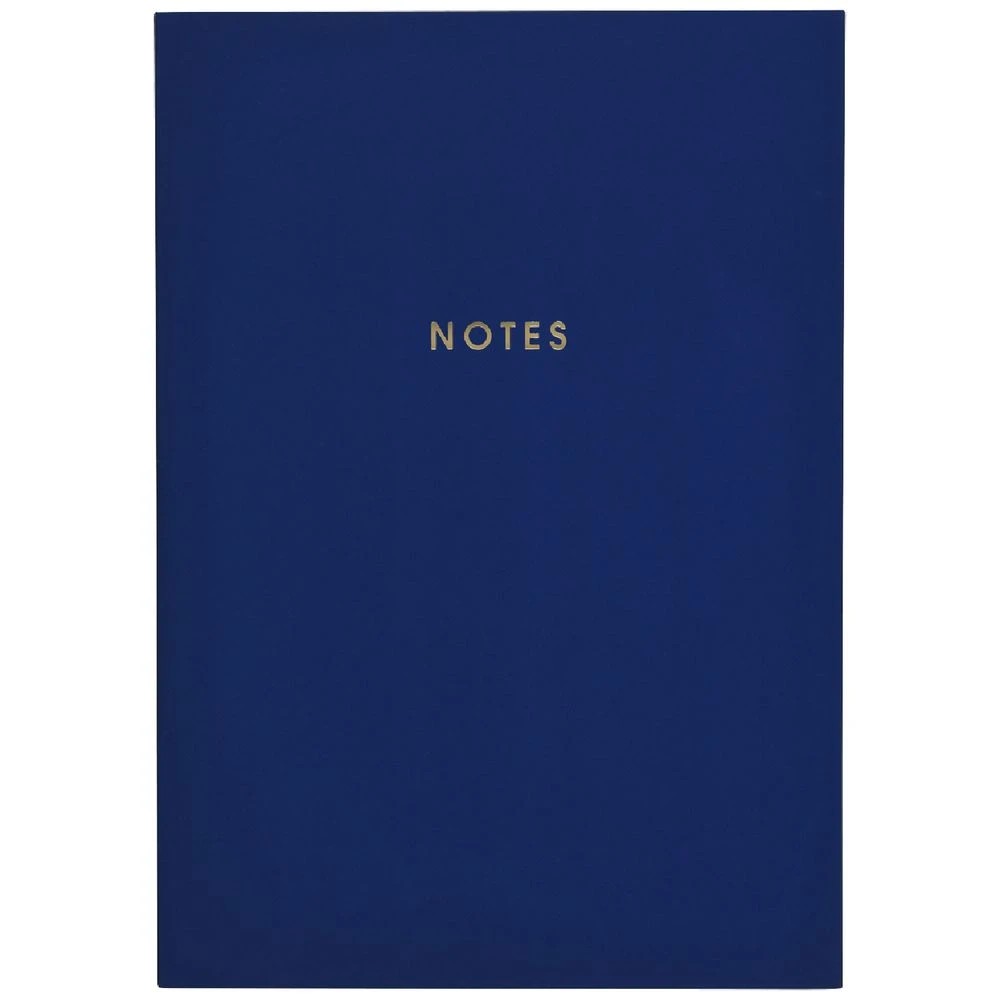 1 Otto A5 Colour Block Notebook 160 Pages Navy Blue, 1 of 2