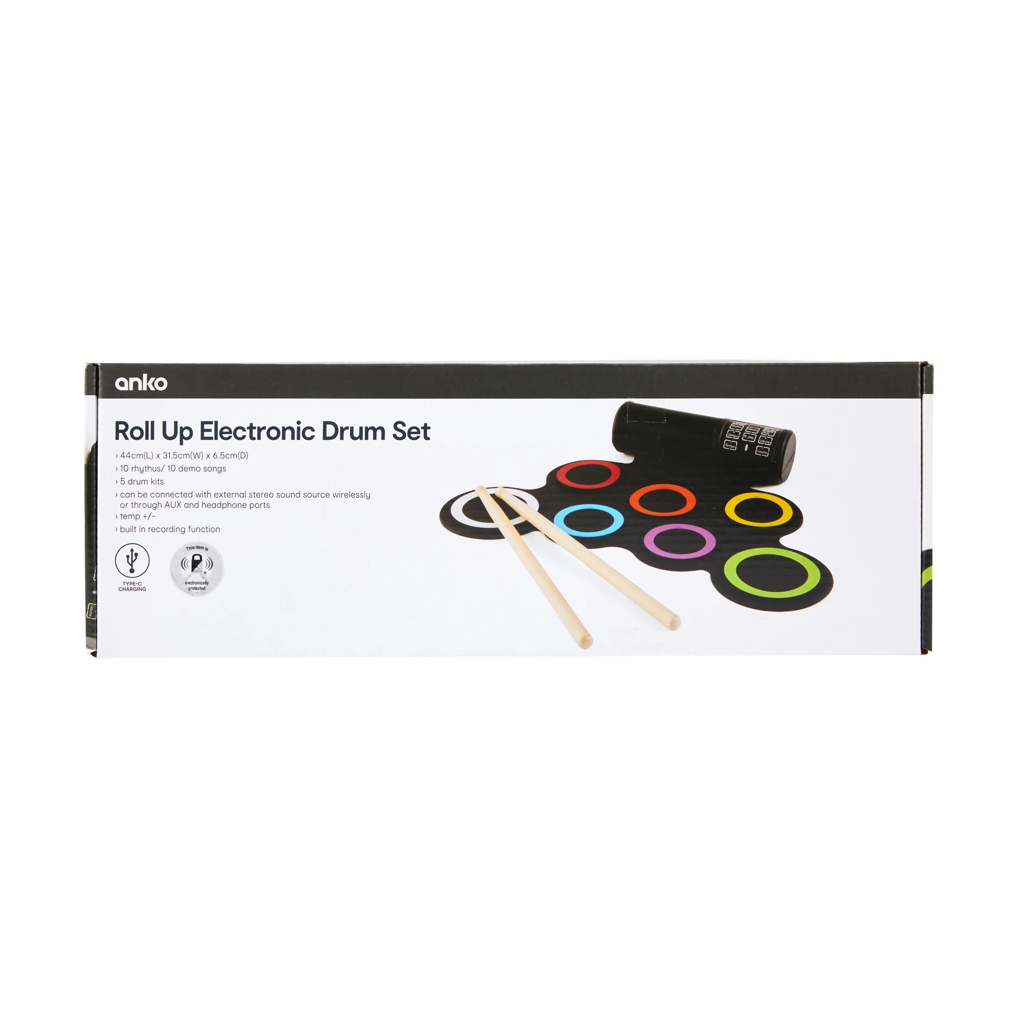 7 Roll Up Electronic Drum Set, 7 of 7