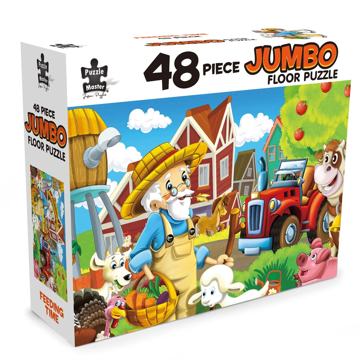 1 Puzzle Master 48 Piece Jumbo Puzzles Feeding Time, 1 of 7