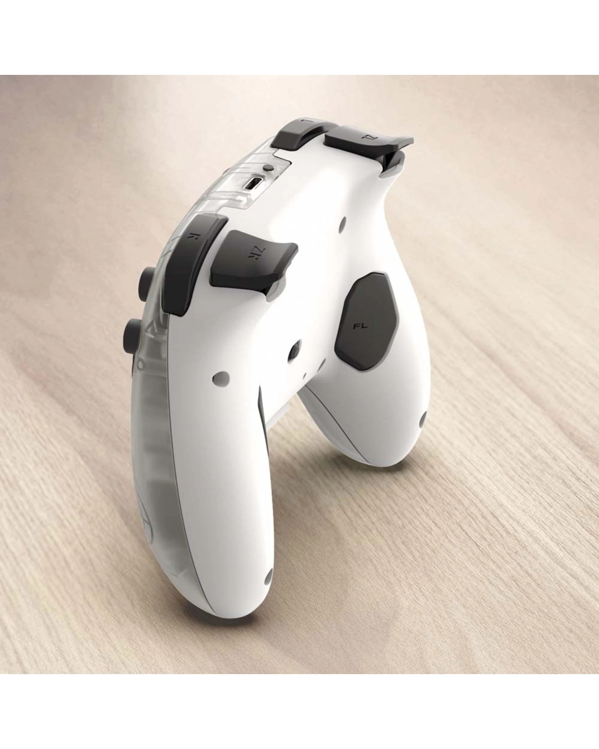 6 Hori - Horipad Turbo Frost Wireless Controller - White, 6 of 6