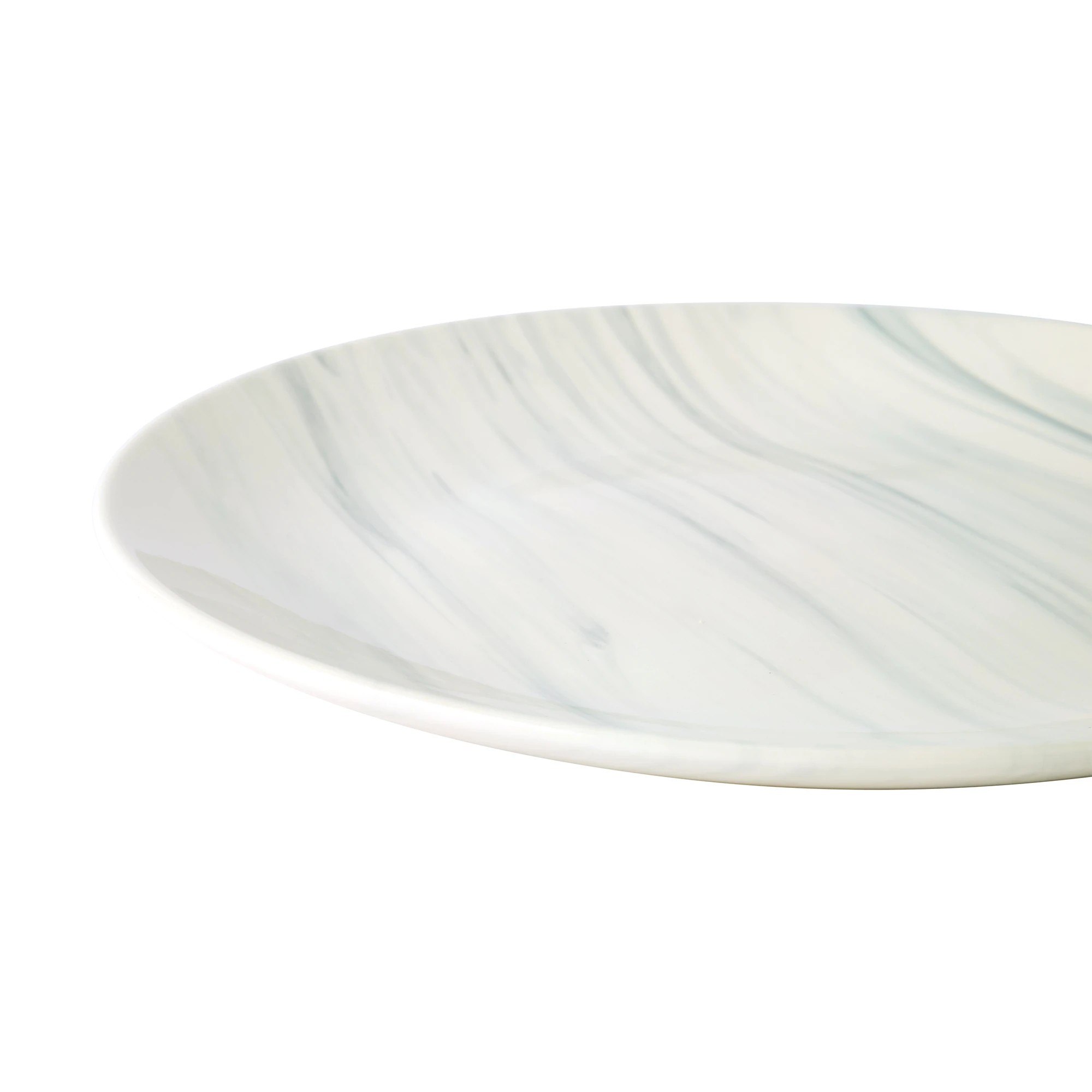 2 Grey Marble Look Dinner Plate, 2 of 5