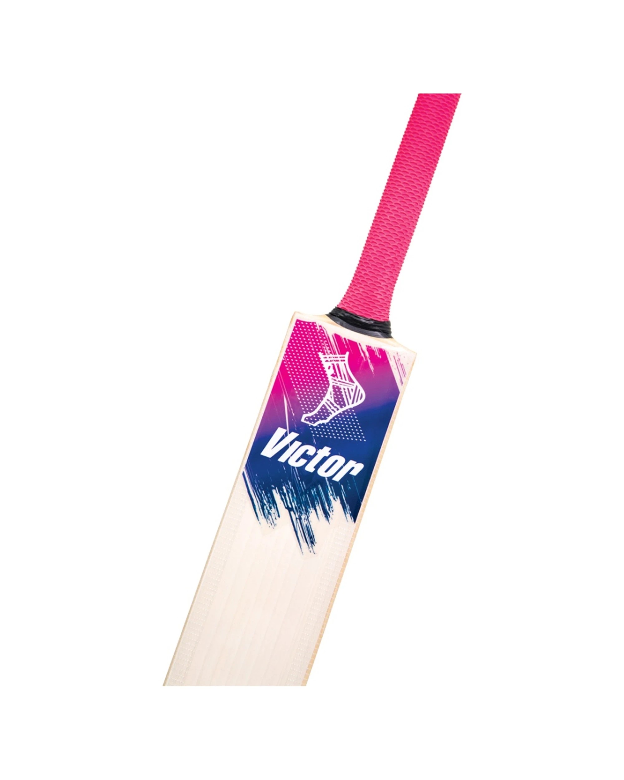 6 Victor Sports English Willow Club Level Cricket Bat Integra Size 5 - Pink, 6 of 7