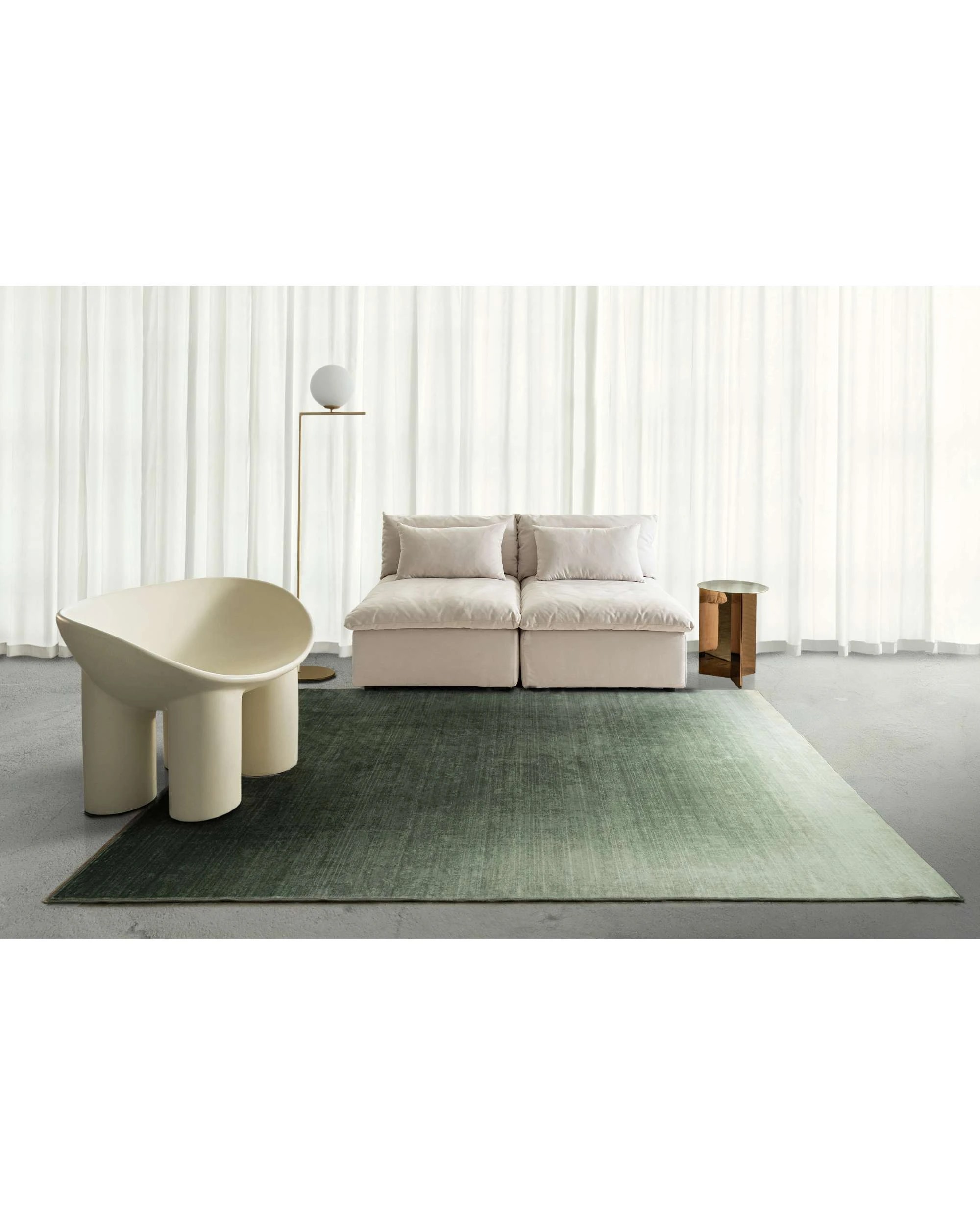 2 Loopsie Macon Washable Rug-290cm x 200cm - Green, 2 of 9