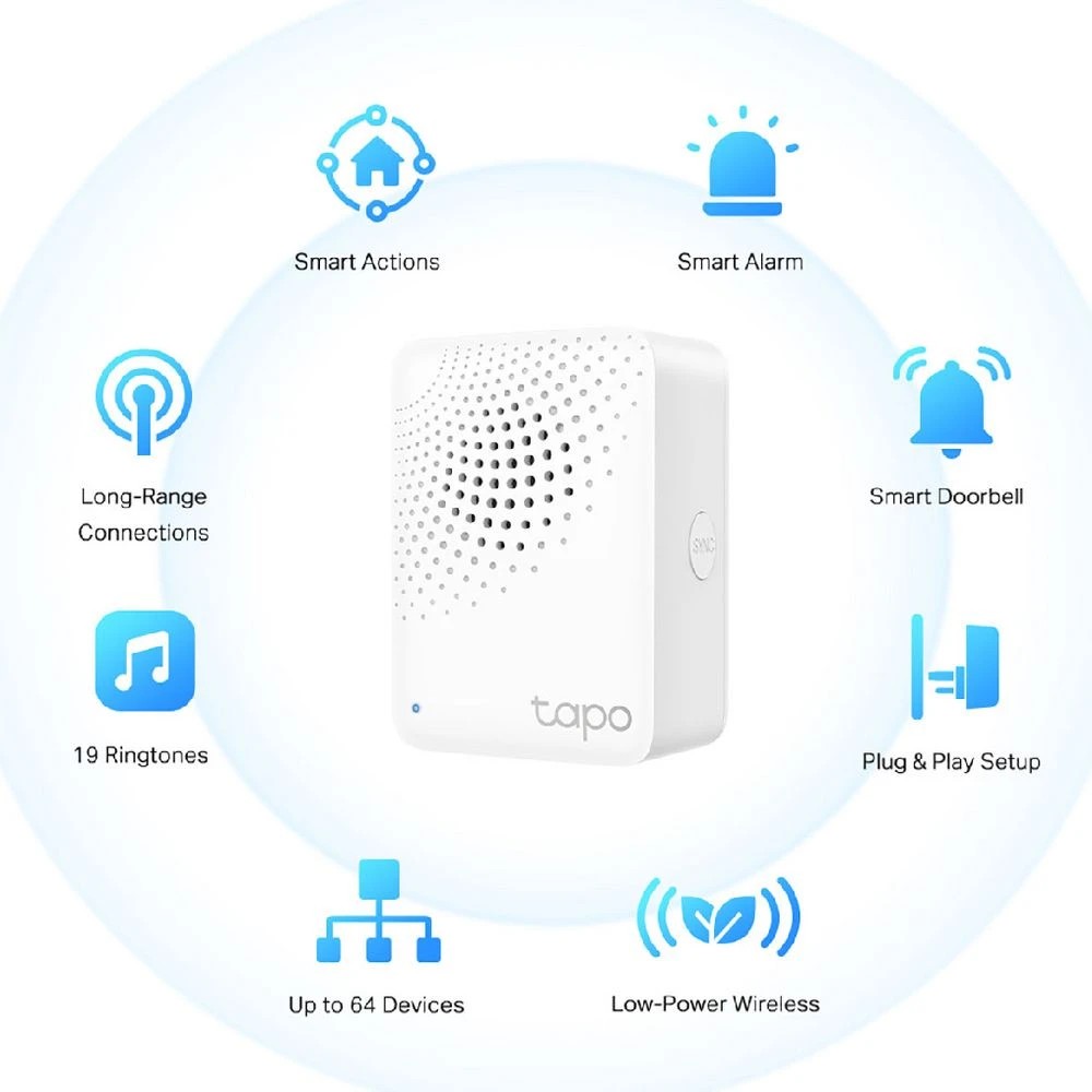 3 TP-Link Tapo H100 Smart IOT Hub and Chime, 3 of 10