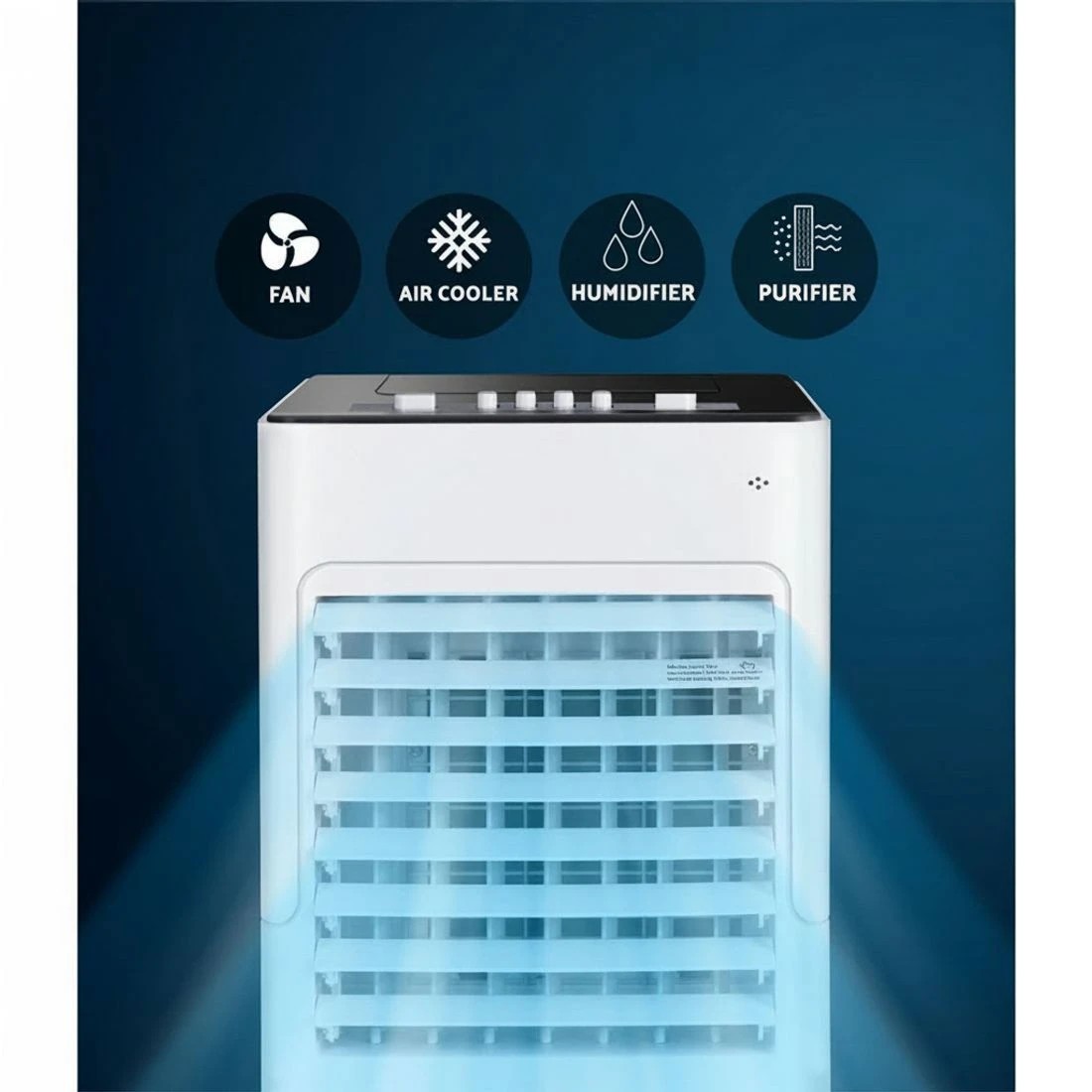 6 Devanti Evaporative Air Cooler Conditioner 6L - White, 6 of 7