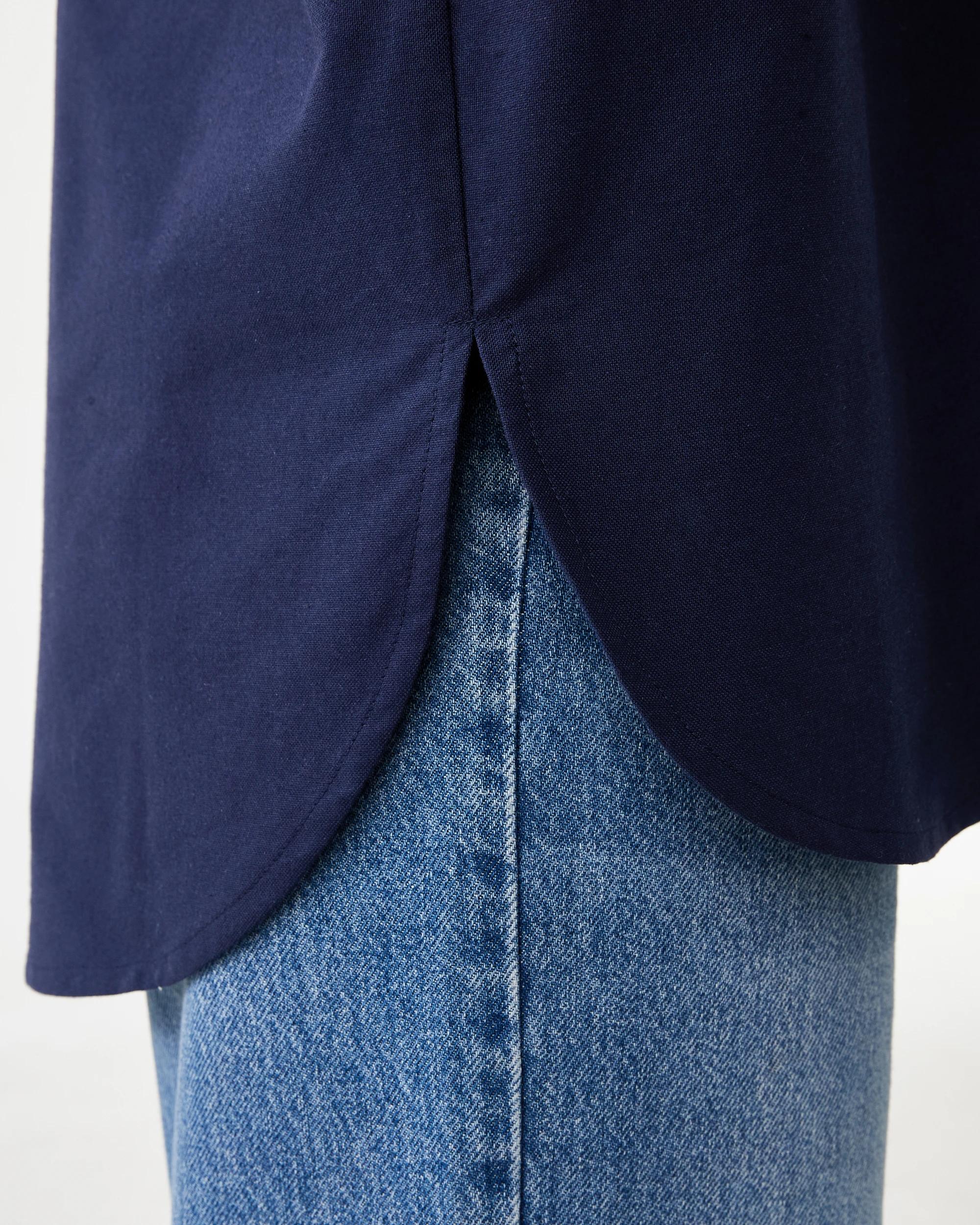 9 Long Sleeve Oxford Shirt Navy Blaze, 9 of 9