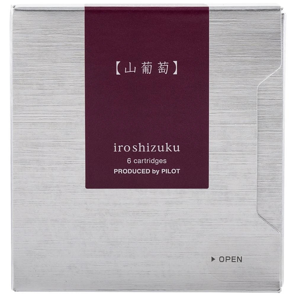 3 Iroshizuku Fountain Pen Ink Cartridge Crimson Glory Vine 6Pk, 3 of 3