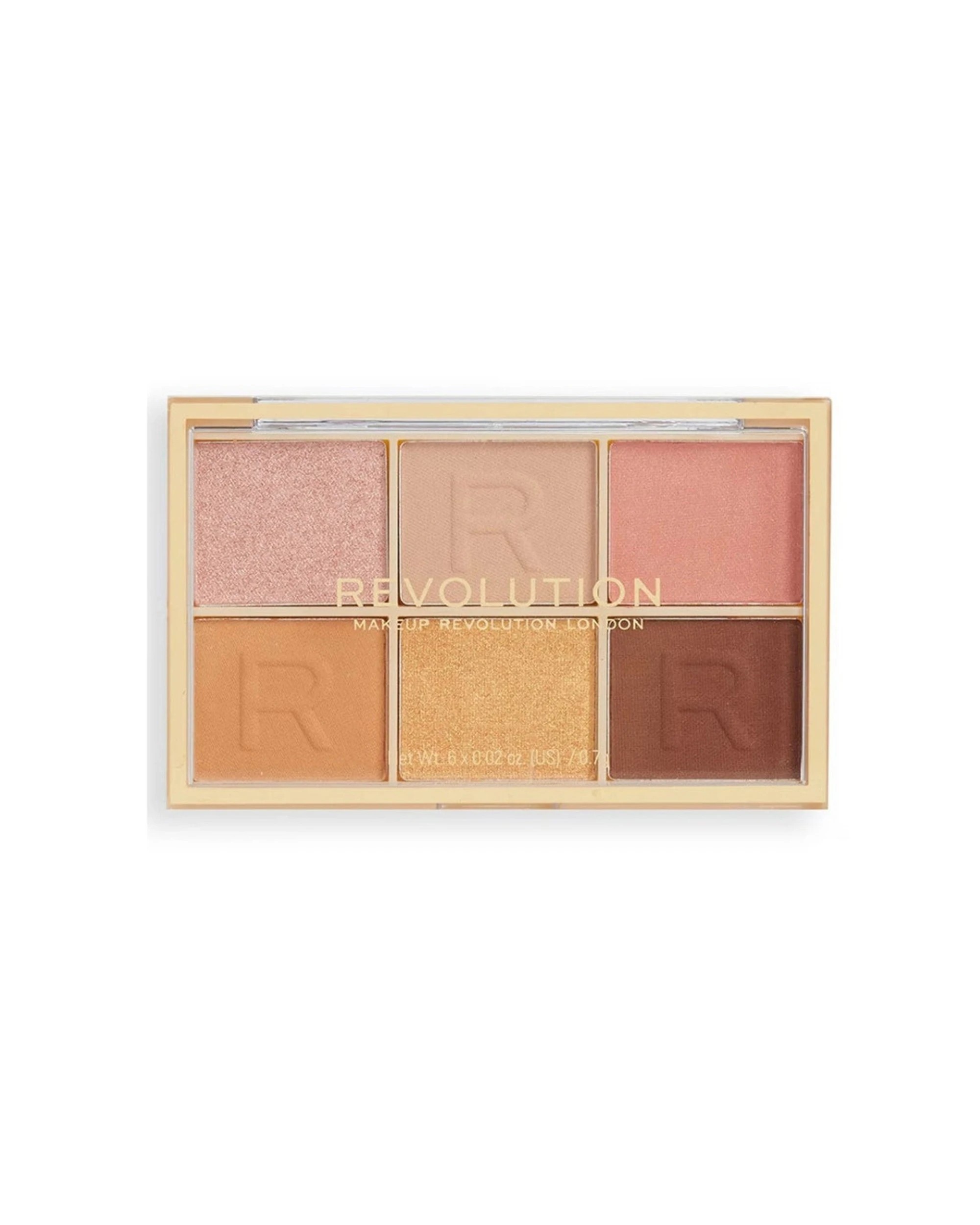 1 Revolution Beauty Mini Colour Reloaded Eye Shadow Palette Nude About You, 1 of 1
