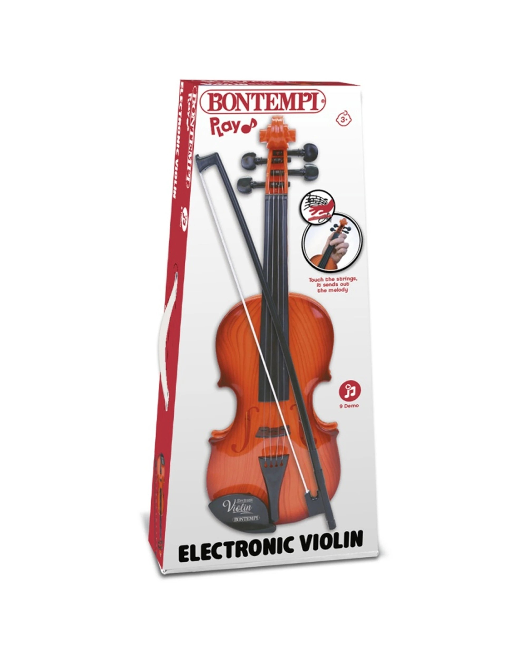 3 Bontempi Electronic Violin 9 Prerecorded Melodies Any Key Play Function 400mm - Multi, 3 of 3