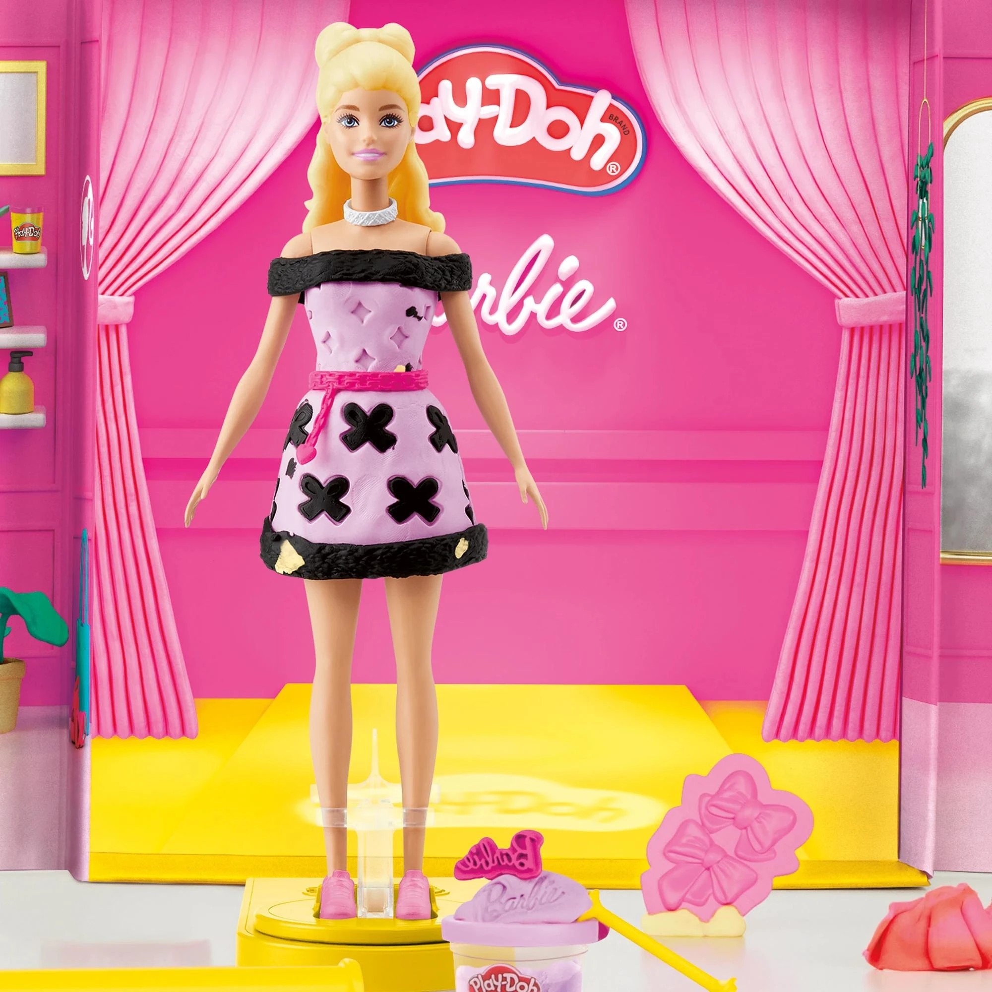 4 Play-Doh Barbie Designer Fashion Show Playset - Multi, 4 of 6