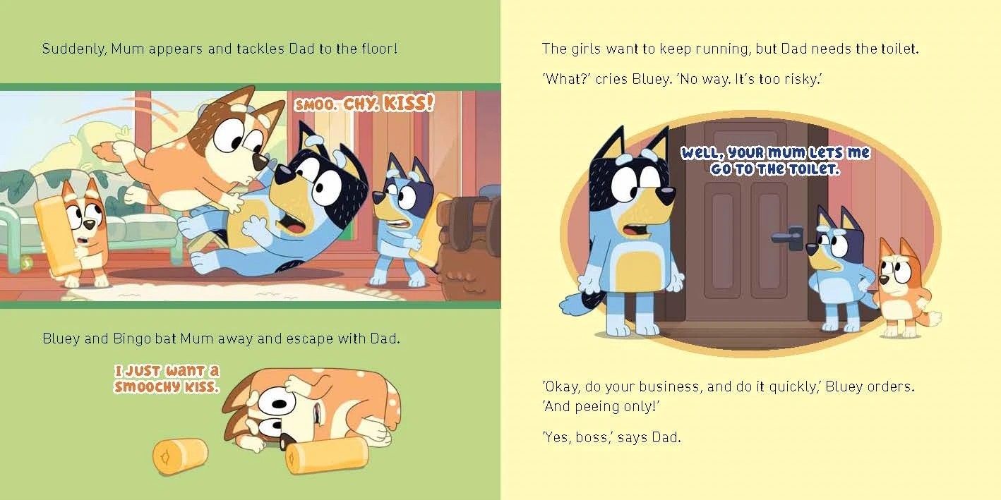 4 Bluey: Smoochy Kiss - Book, 4 of 4