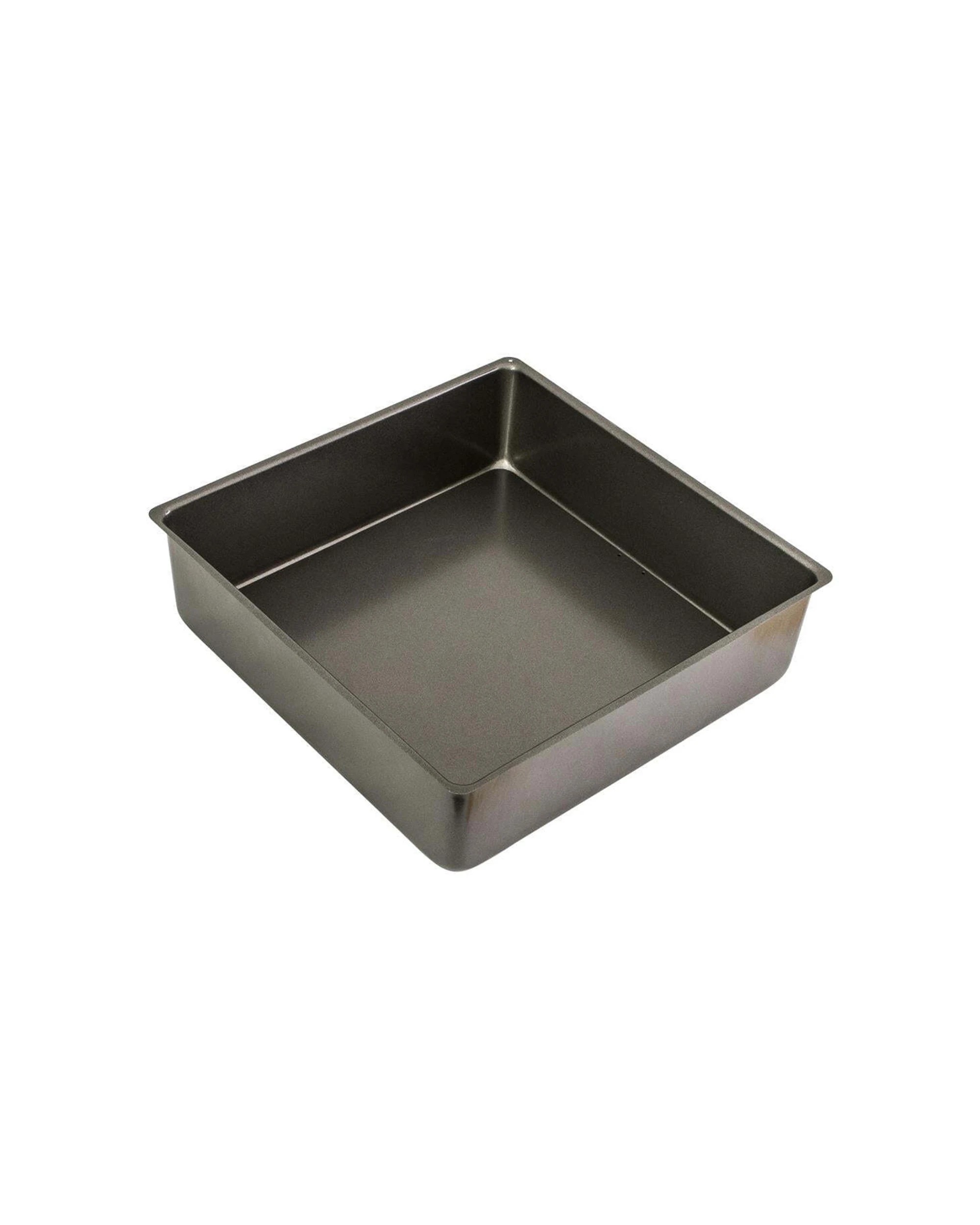 2 Bakemaster Loose Base Square Cake Pan 30cm Carbon Steel 9cm Deep Nonstick - Grey, 2 of 3