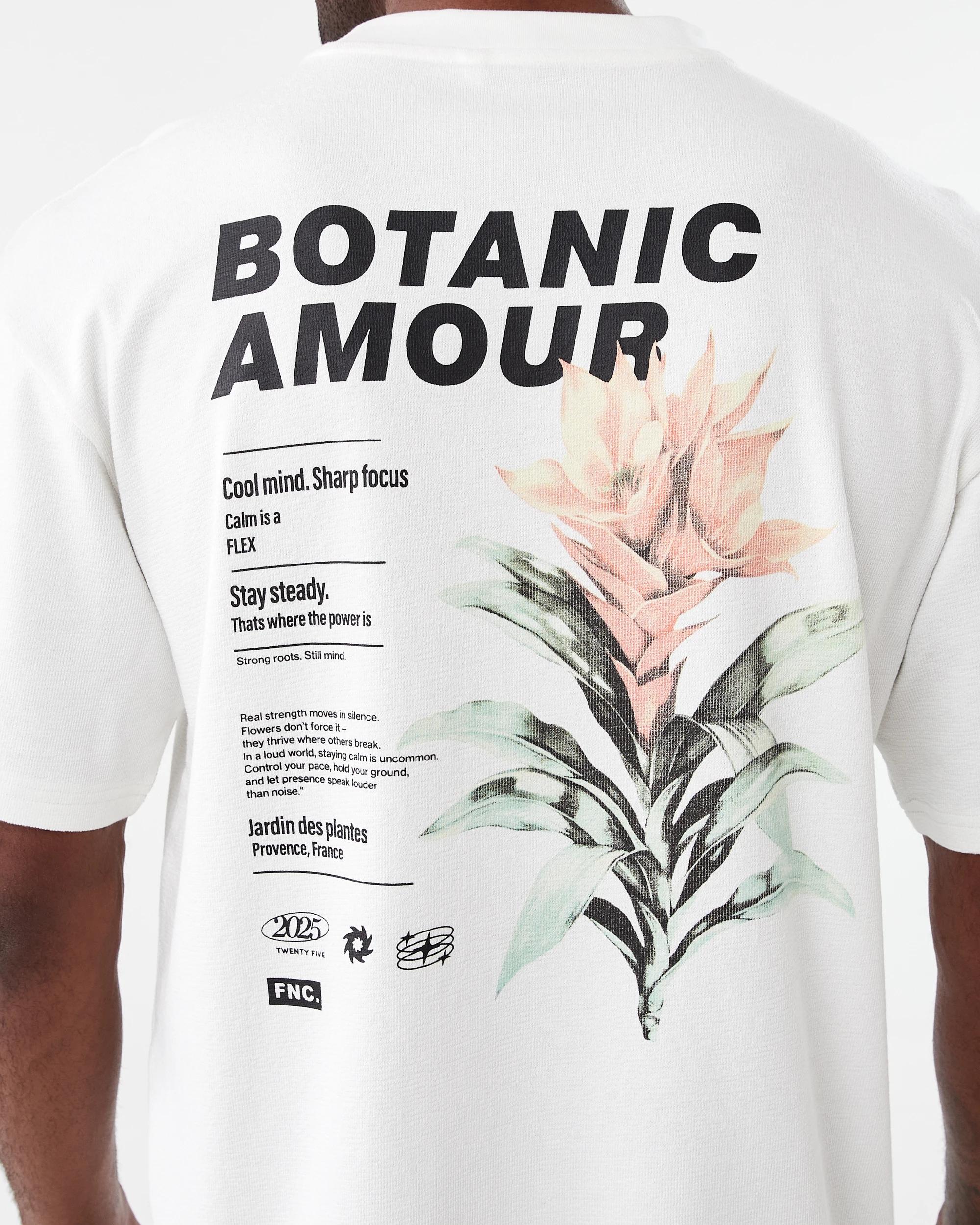 7 Textured Printed T-shirt Wht Botanc, 7 of 7