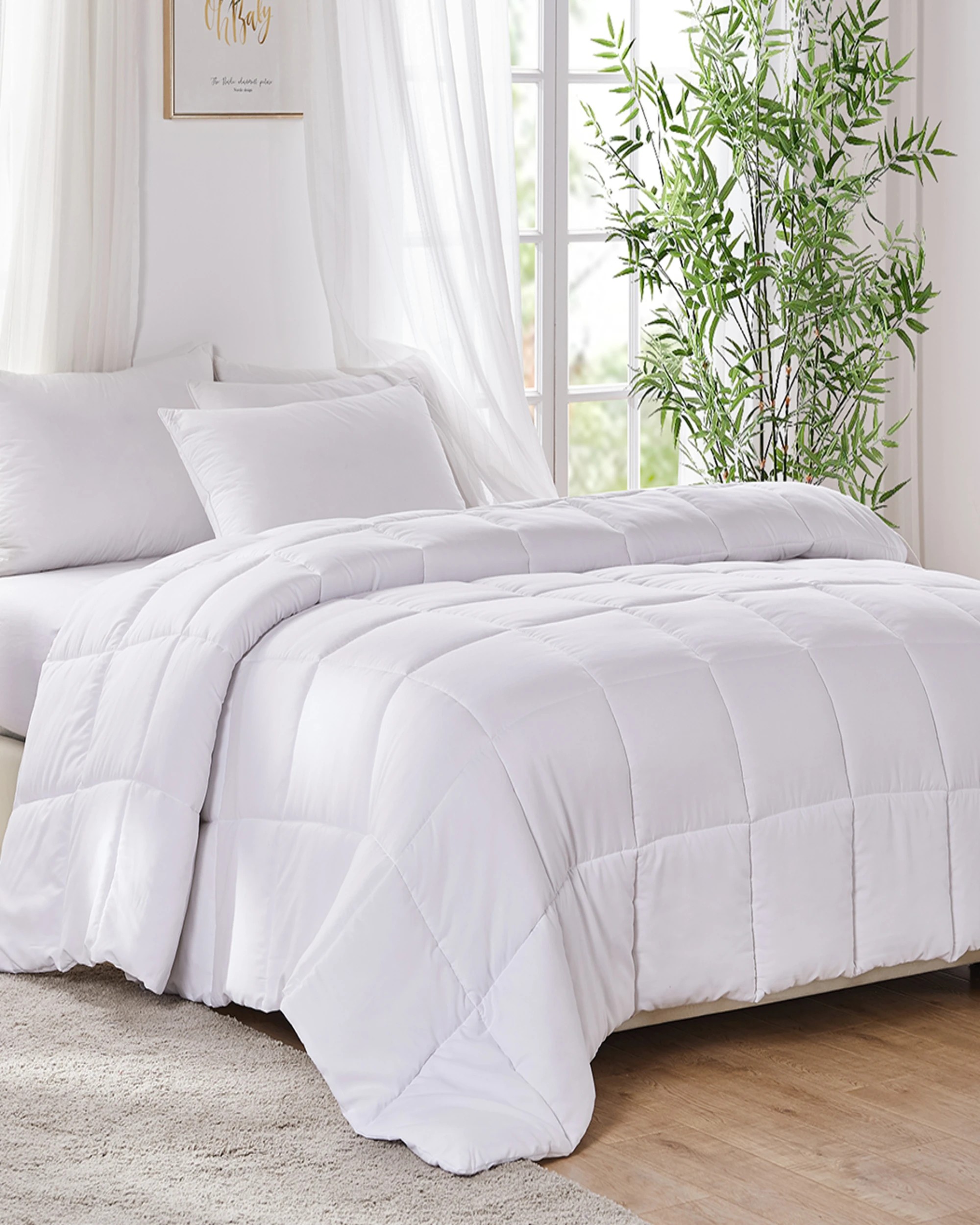 6 Dreamz 400 Gsm All Season Bamboo Quilt - King Single Bed, 6 of 6