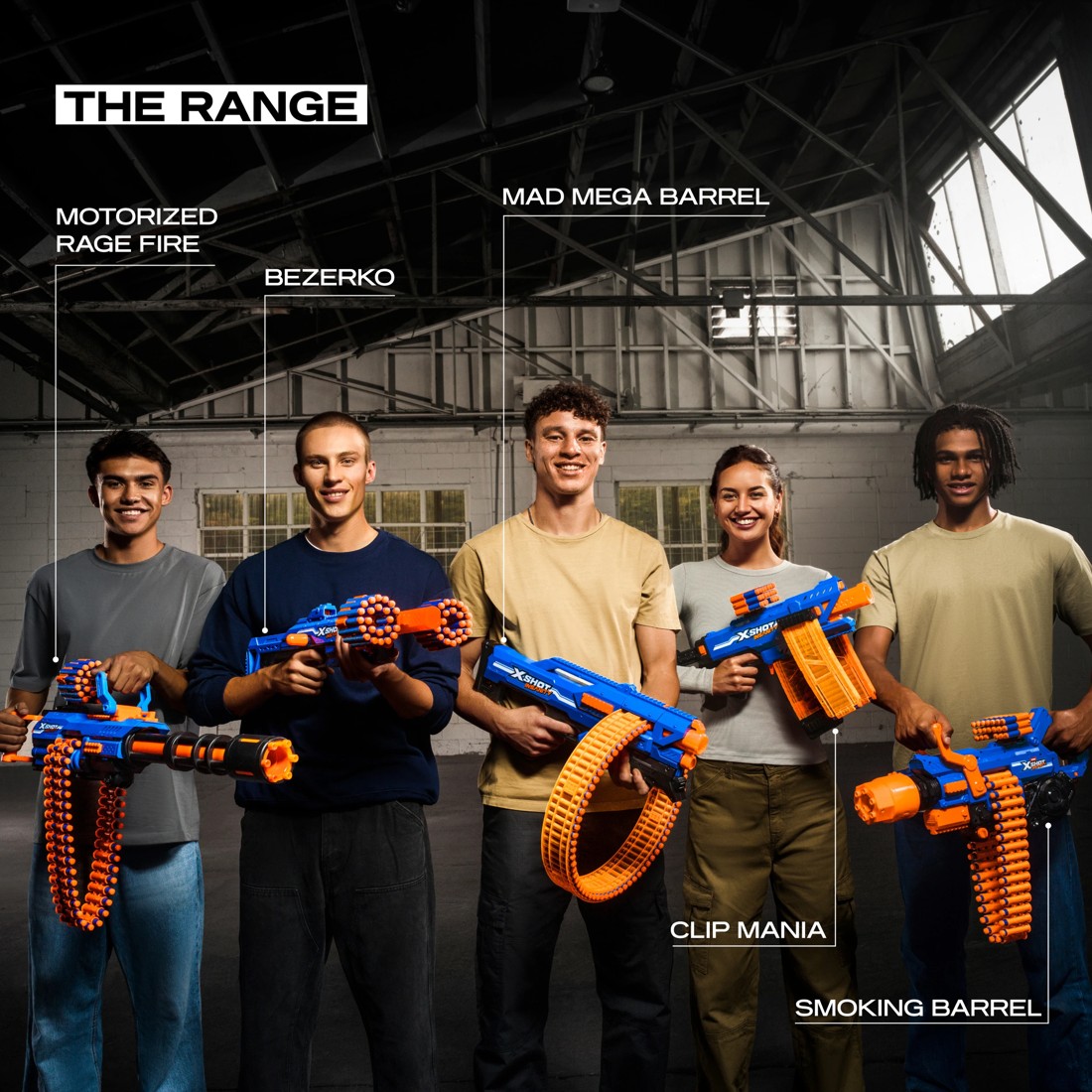 4 Zuru X-Shot Insanity Smoking Barrel Blaster, 4 of 8