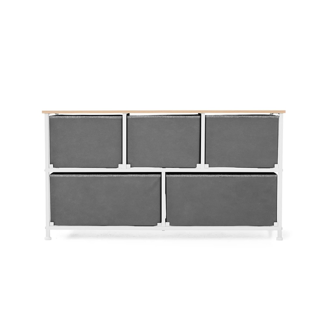 5 5 Drawer Chest - Grey, 5 of 10