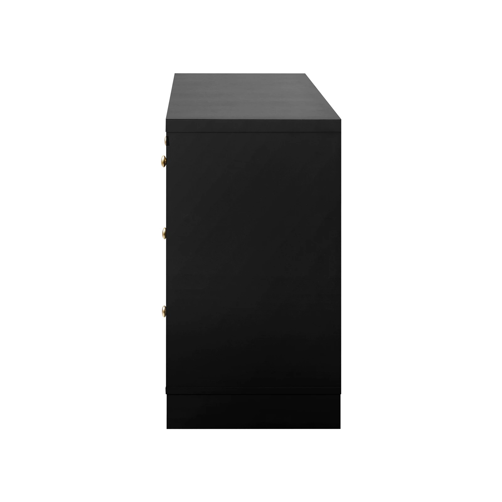 8 Oikiture 7 Chest of Drawers Lowboy Dresser Table Storage Cabinet - Black, 8 of 9