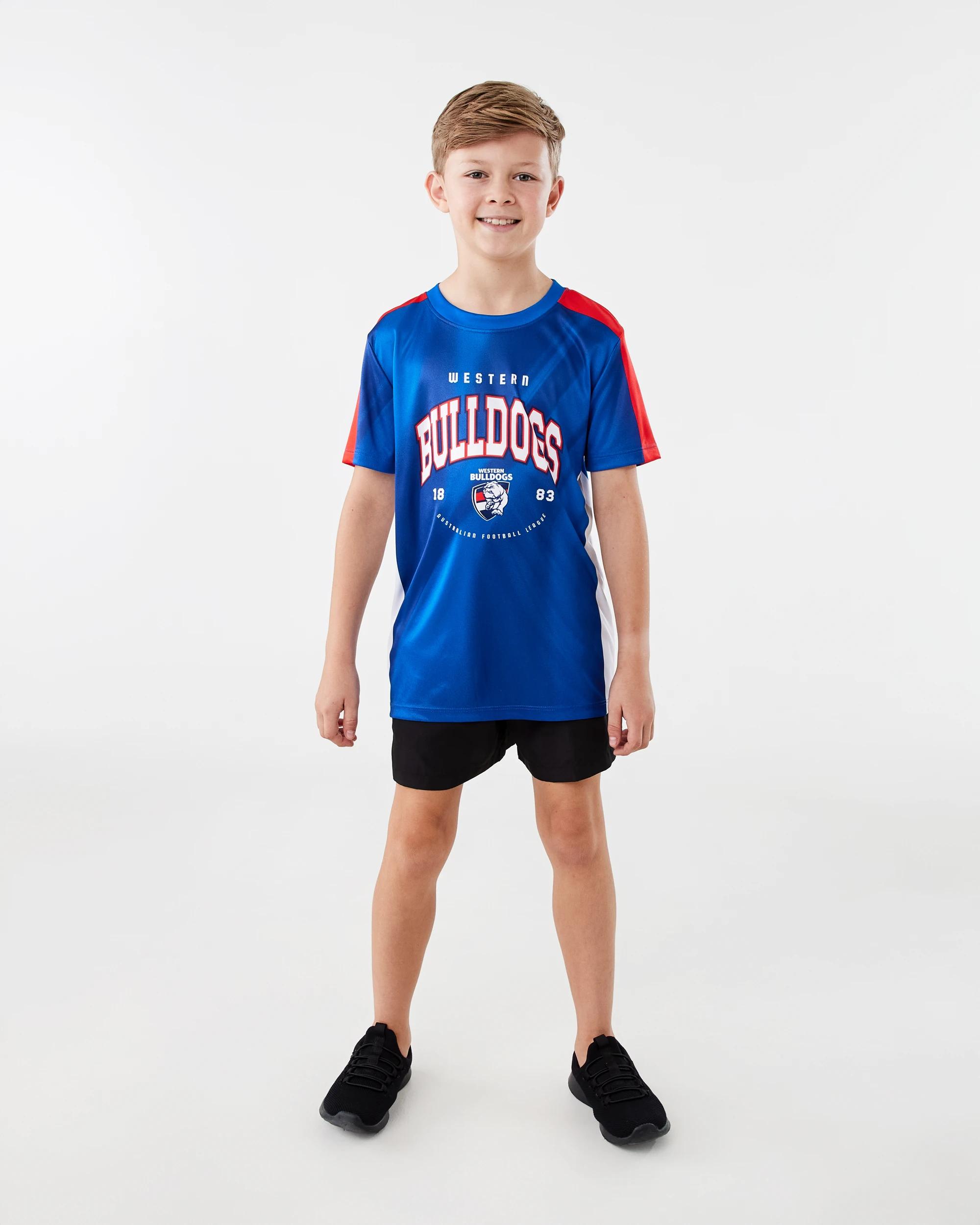 7 Official AFL Youth Training T-shirt Bulldogs, 7 of 8