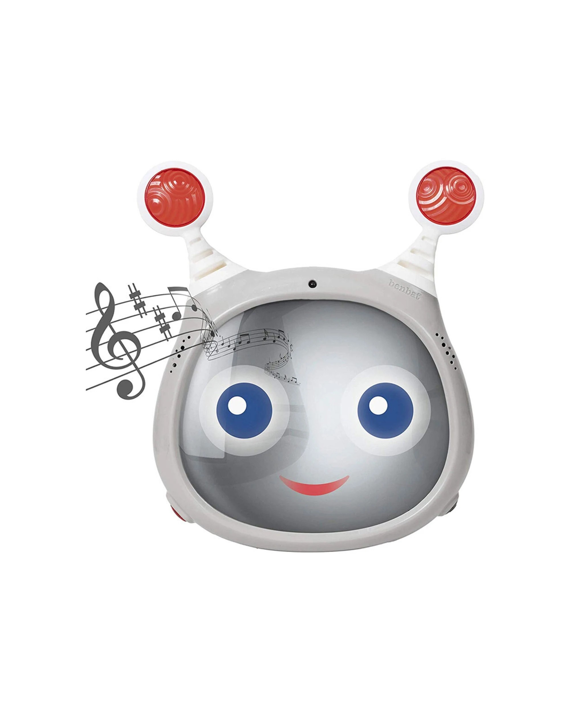 3 Benbat 2PK Baby Car Mirror Remote Wide Angle Musical Interactive Toy - Grey, 3 of 4