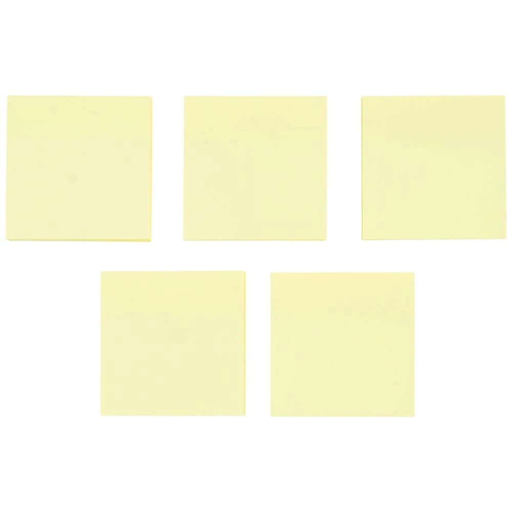3 J.Burrows Ultra Stick-it Notes 76x76mm Yellow 5 Pack, 3 of 4