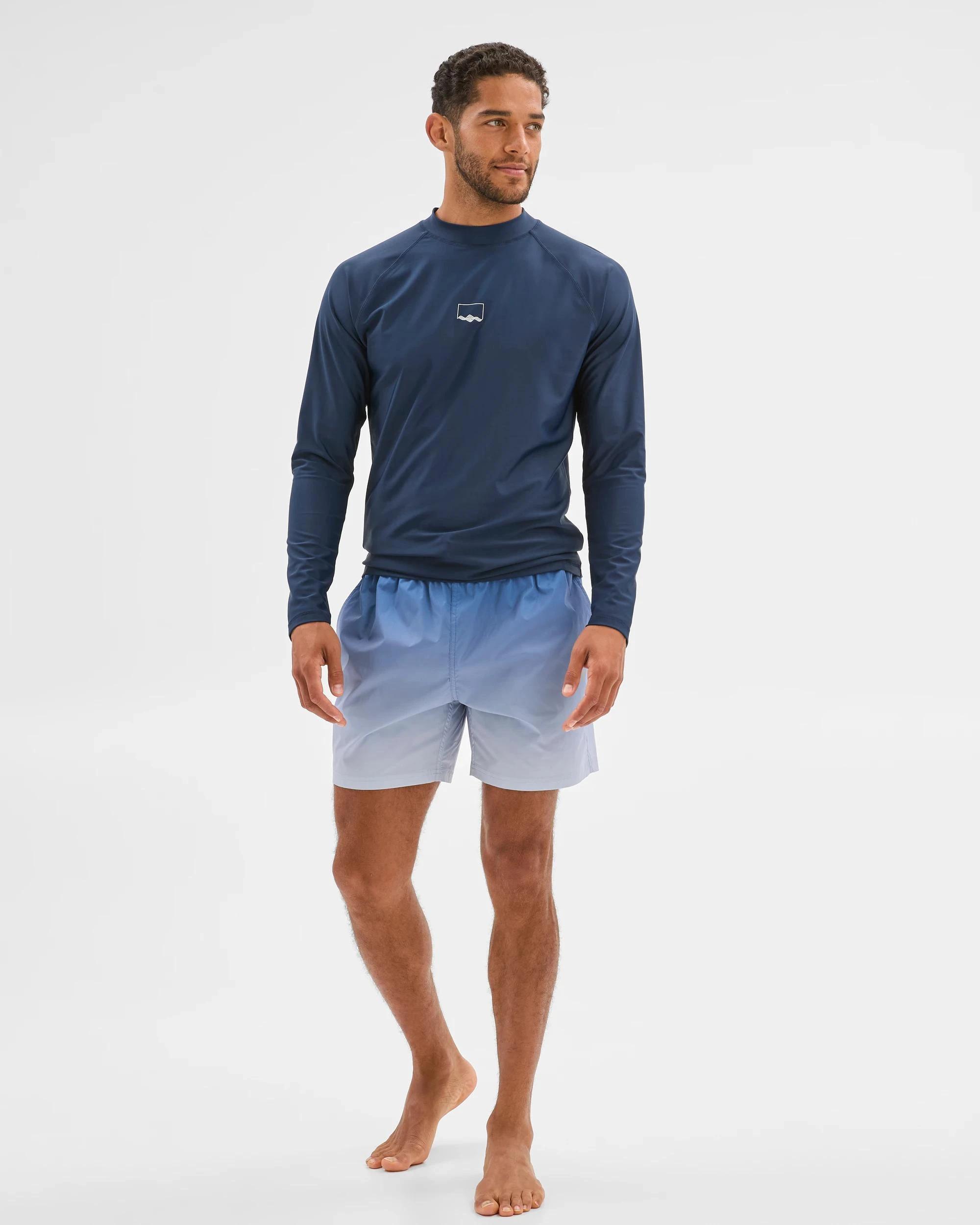 3 Target Long Sleeve Swim Rash Vest NAVY, 3 of 5