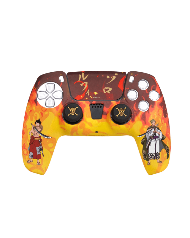 One Piece Fire Custom Kit - PlayStation 5 DualSense Controller - M