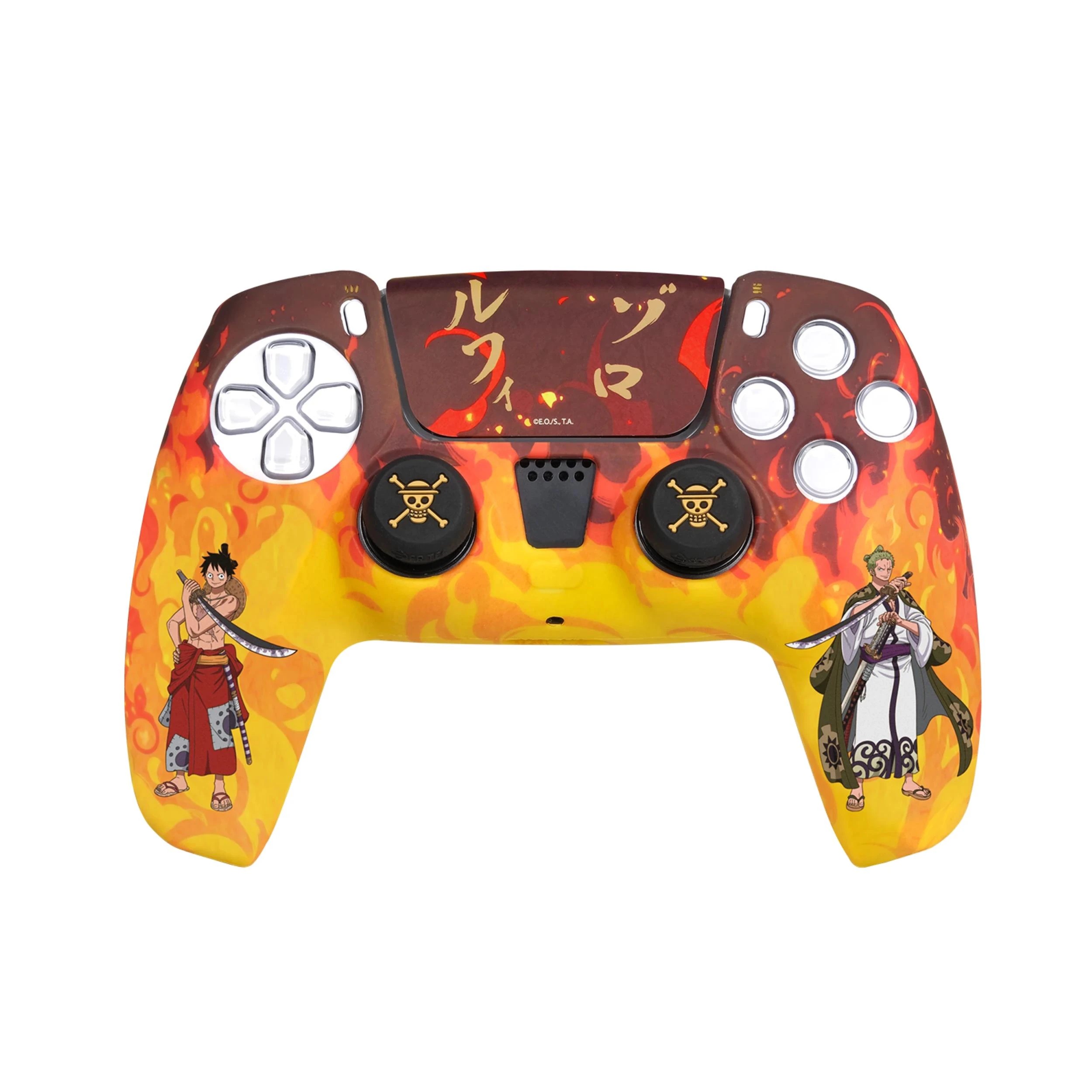 1 One Piece Fire Custom Kit - PlayStation 5 DualSense Controller - Multi, 1 of 5