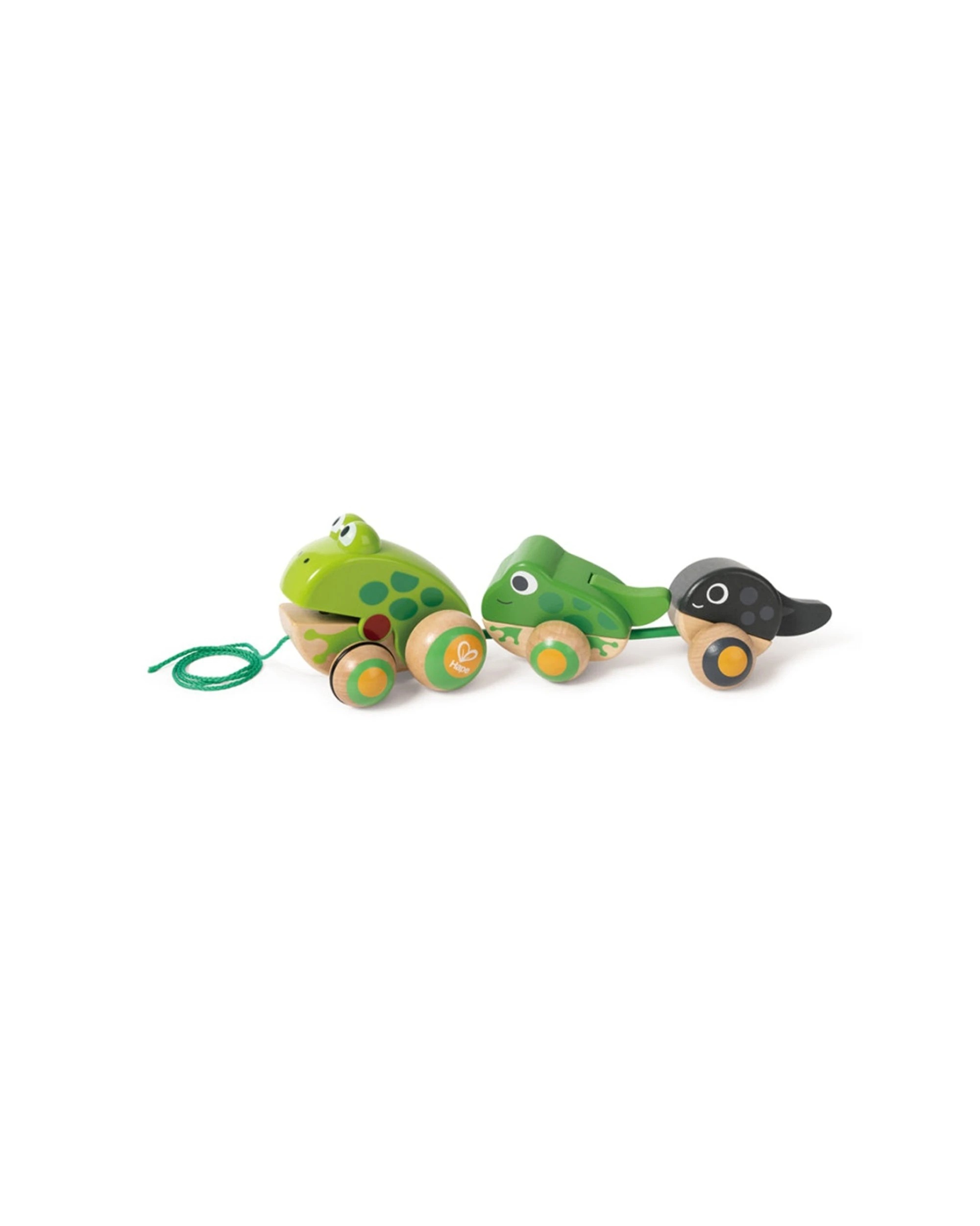 1 Hape Pull-A-Long Frog Family Toy 35.5cm For Kids and Toddlers - Multi, 1 of 3
