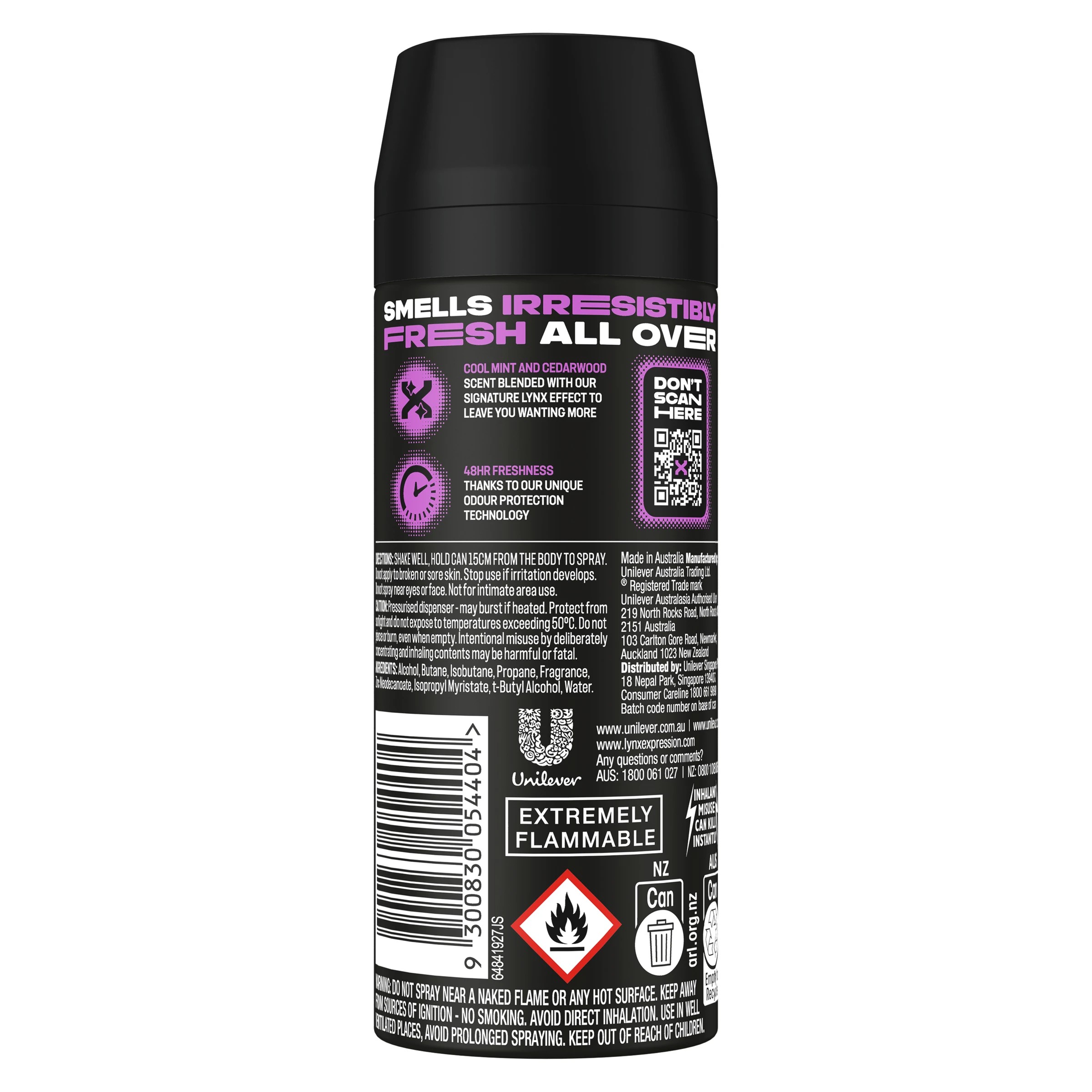2 LYNX Black Night Deodorant Bodyspray, 2 of 4