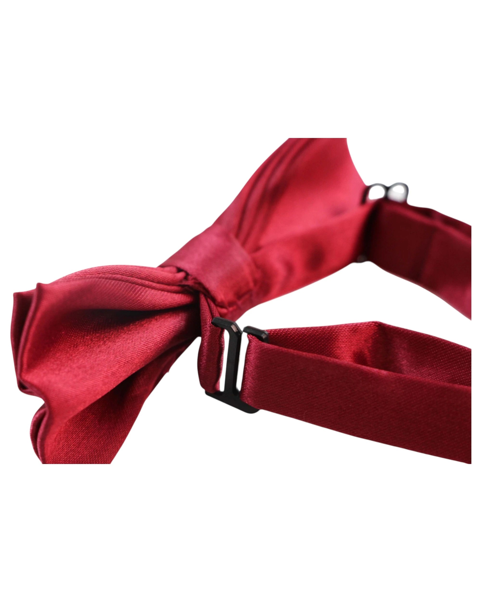 2 Zasel Boys Maroon Plain Bow Tie, 2 of 2