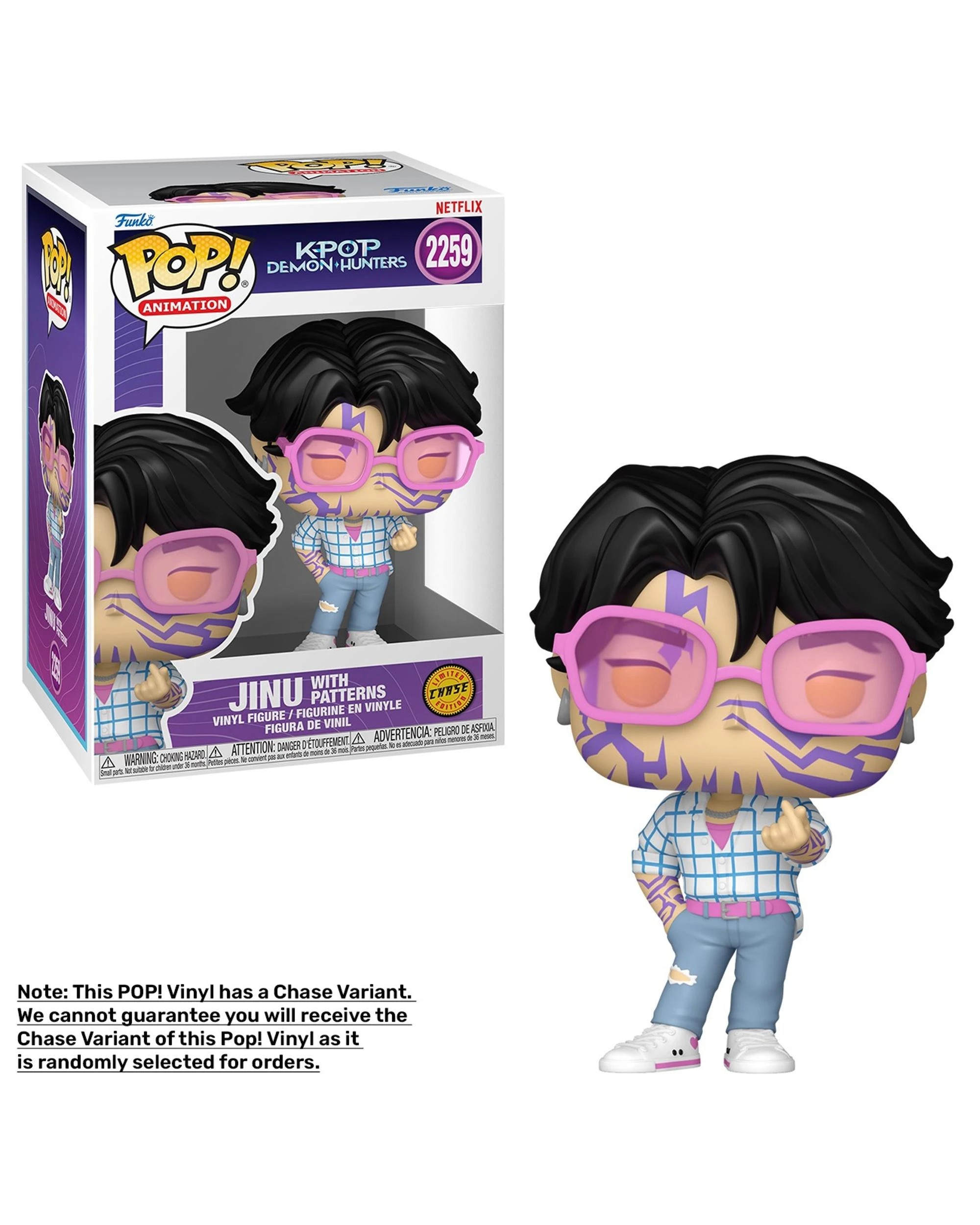 4 K-POP Demon Hunters: Jinu Funko POP! Vinyl, 4 of 6