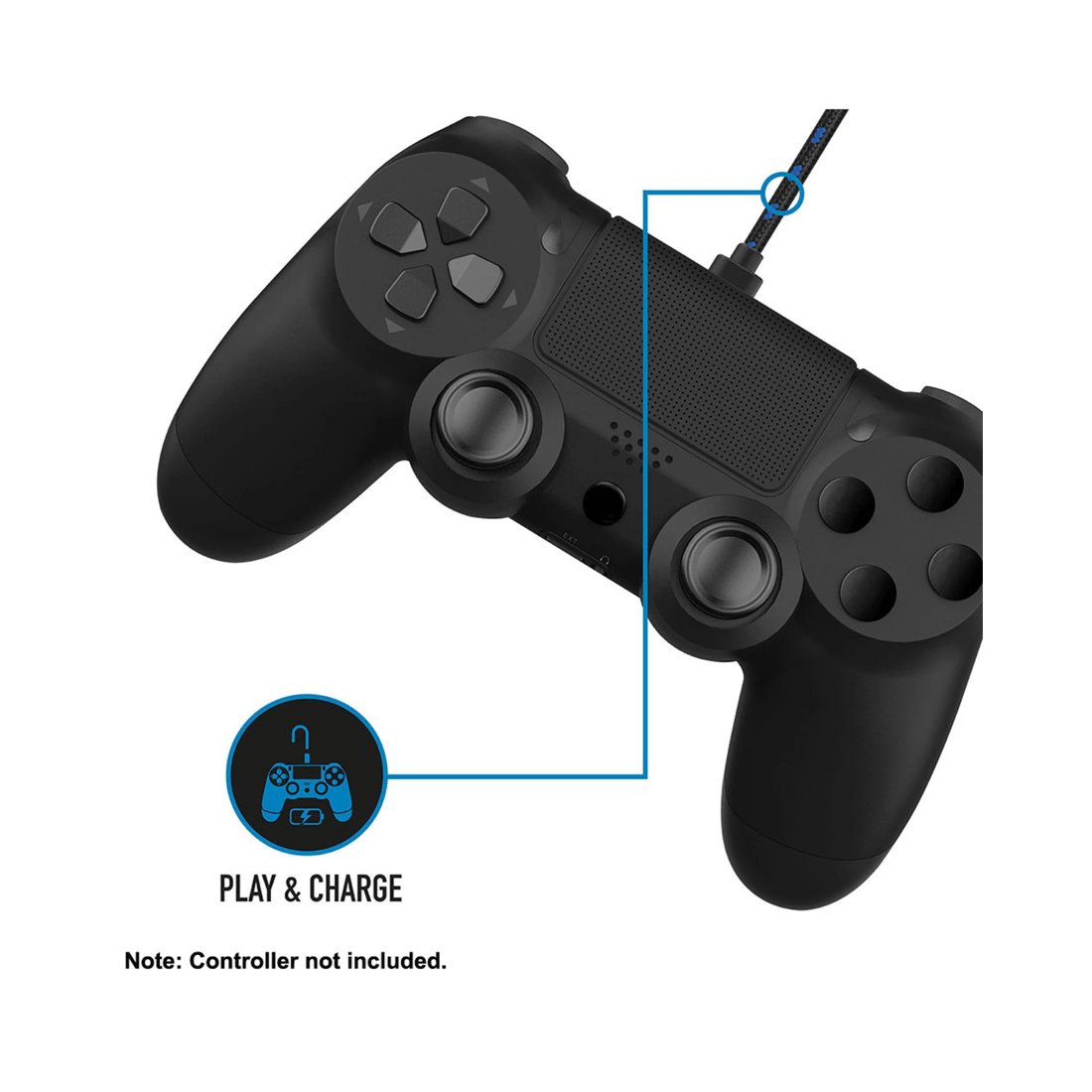 3 4Gamers PS4 3m Superfast Play and Charge Cable Twin Pack, 3 of 7