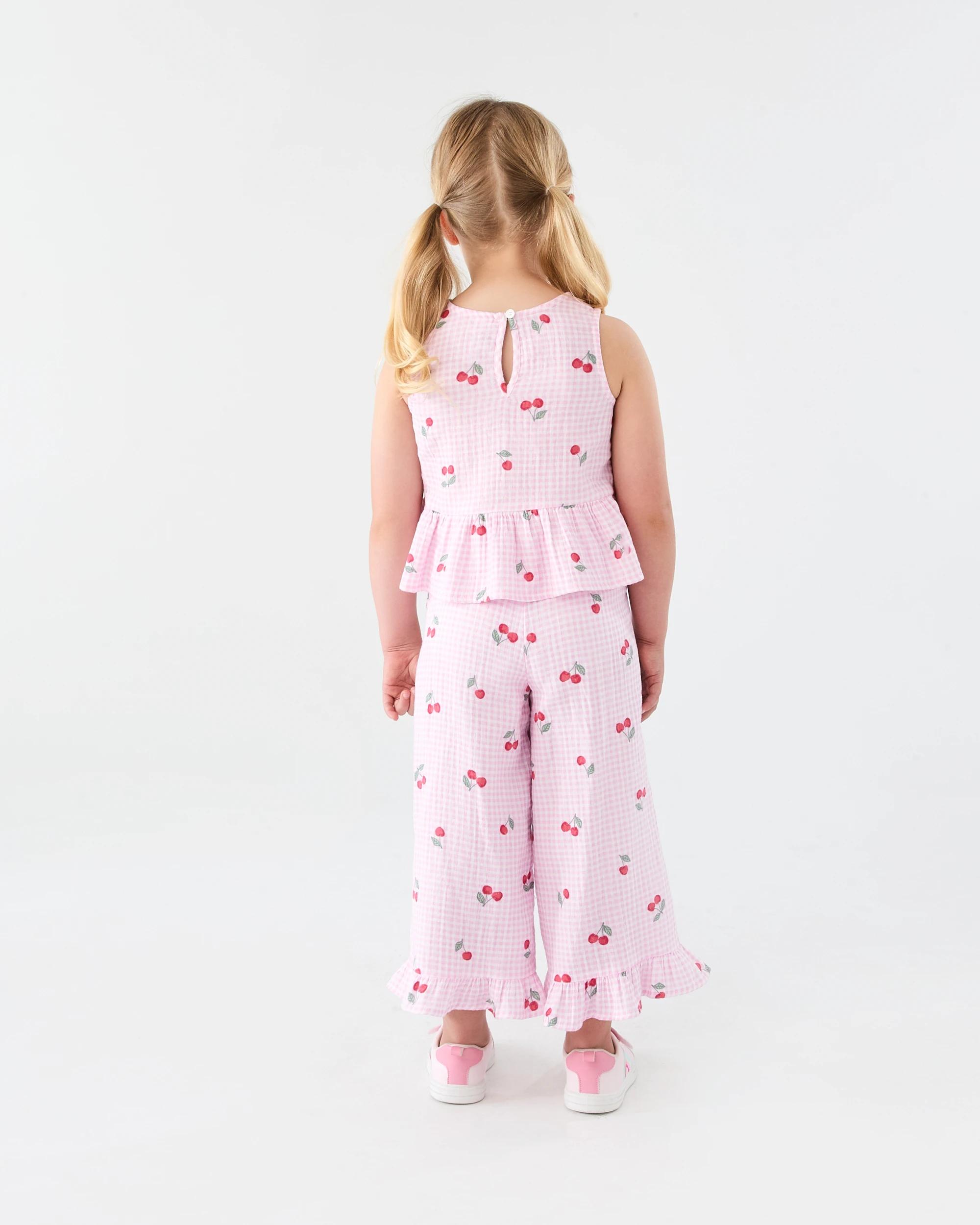 6 Frill Hem Pants Pnk Cherry, 6 of 6