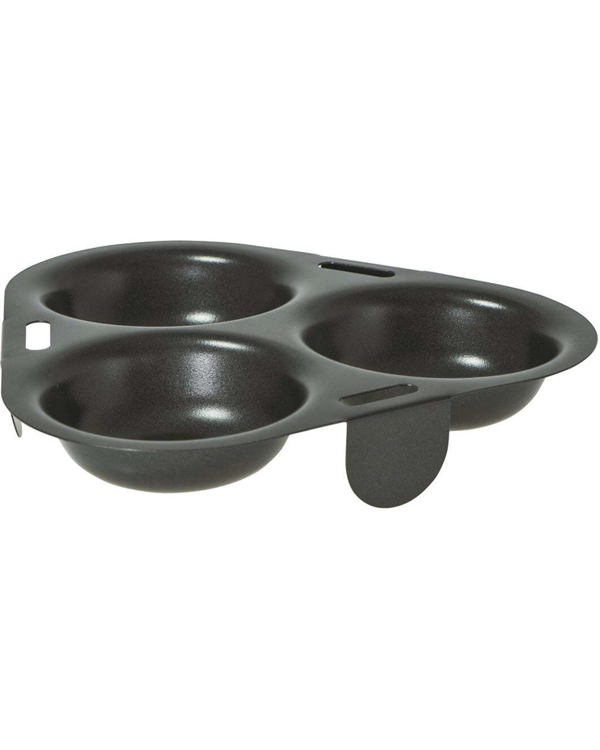 1 Avanti Carbon Steel Non-Stick 3 Cup Egg Poacher - Black, 1 of 1
