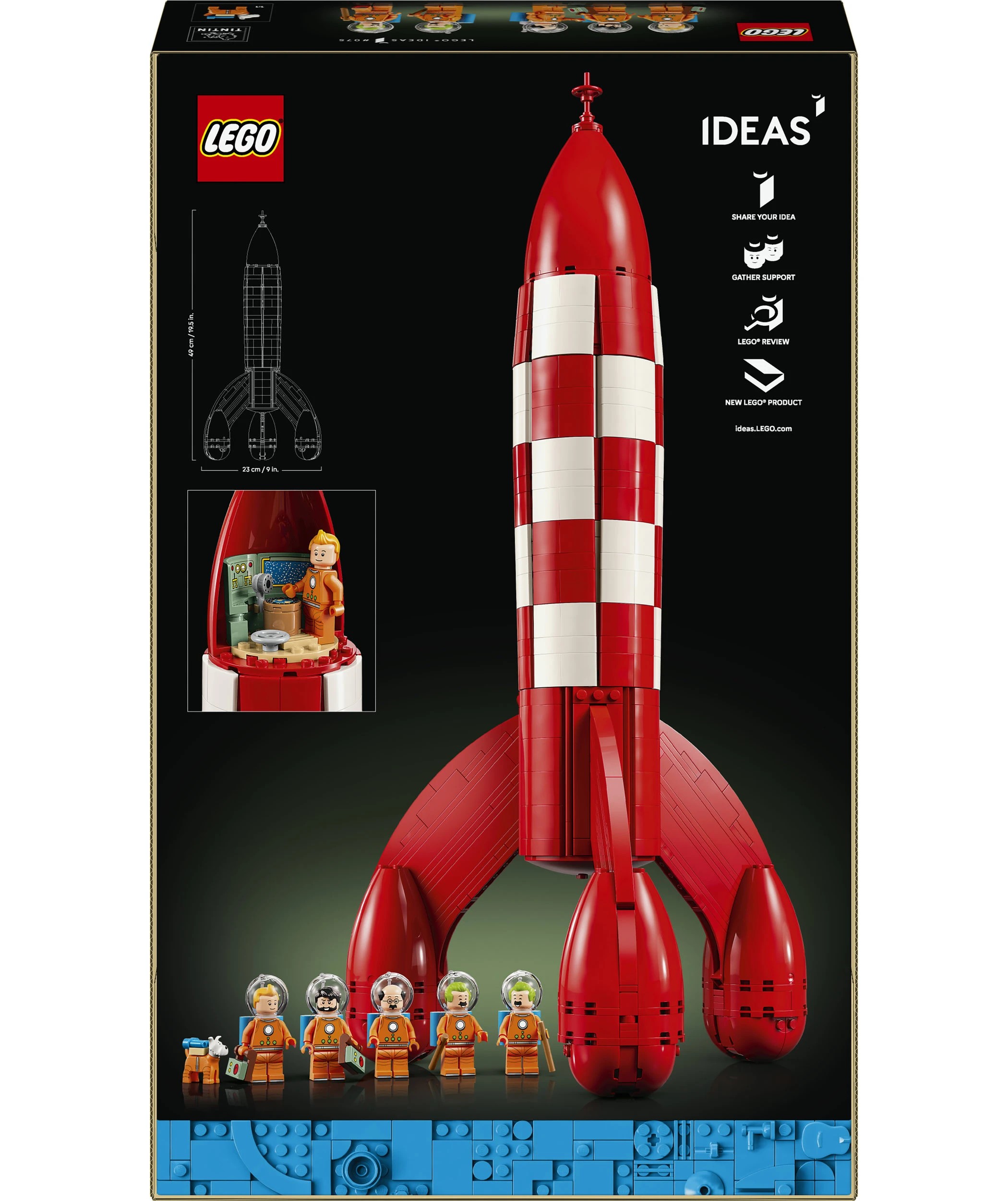 10 LEGO Ideas Tintin Moon Rocket 21367, 10 of 10