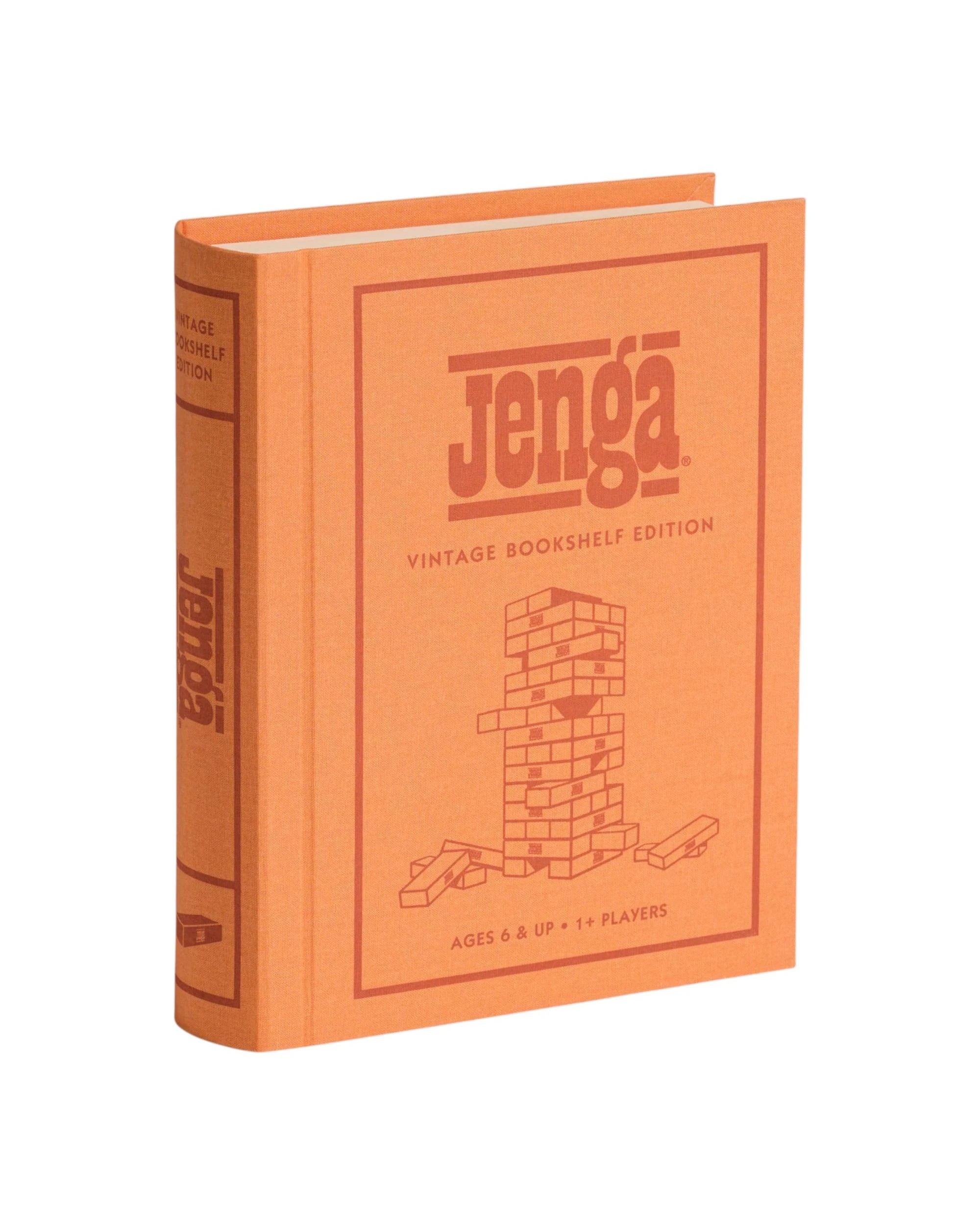 1 Jenga Vintage Bookshelf Edition Board Game, 1 of 6