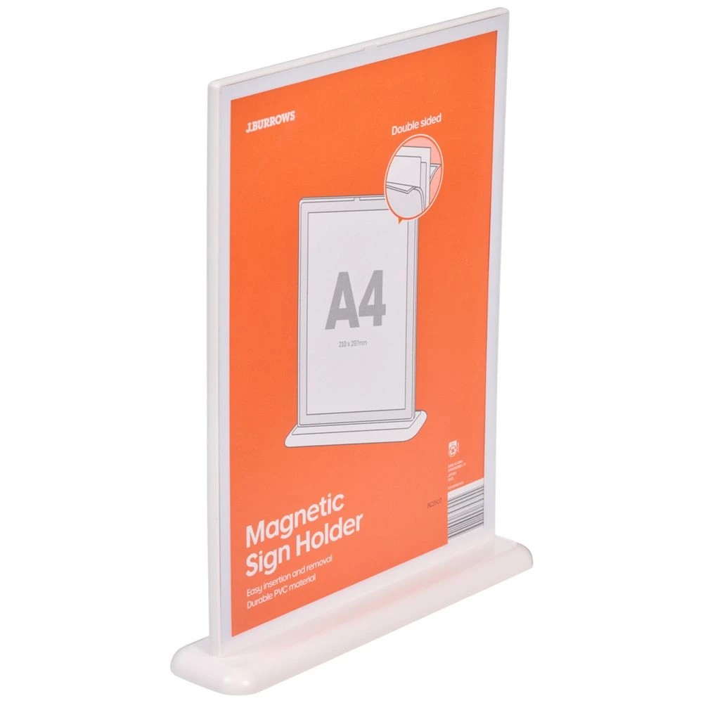 1 J.Burrows T Shape Sign Holder A4, 1 of 3