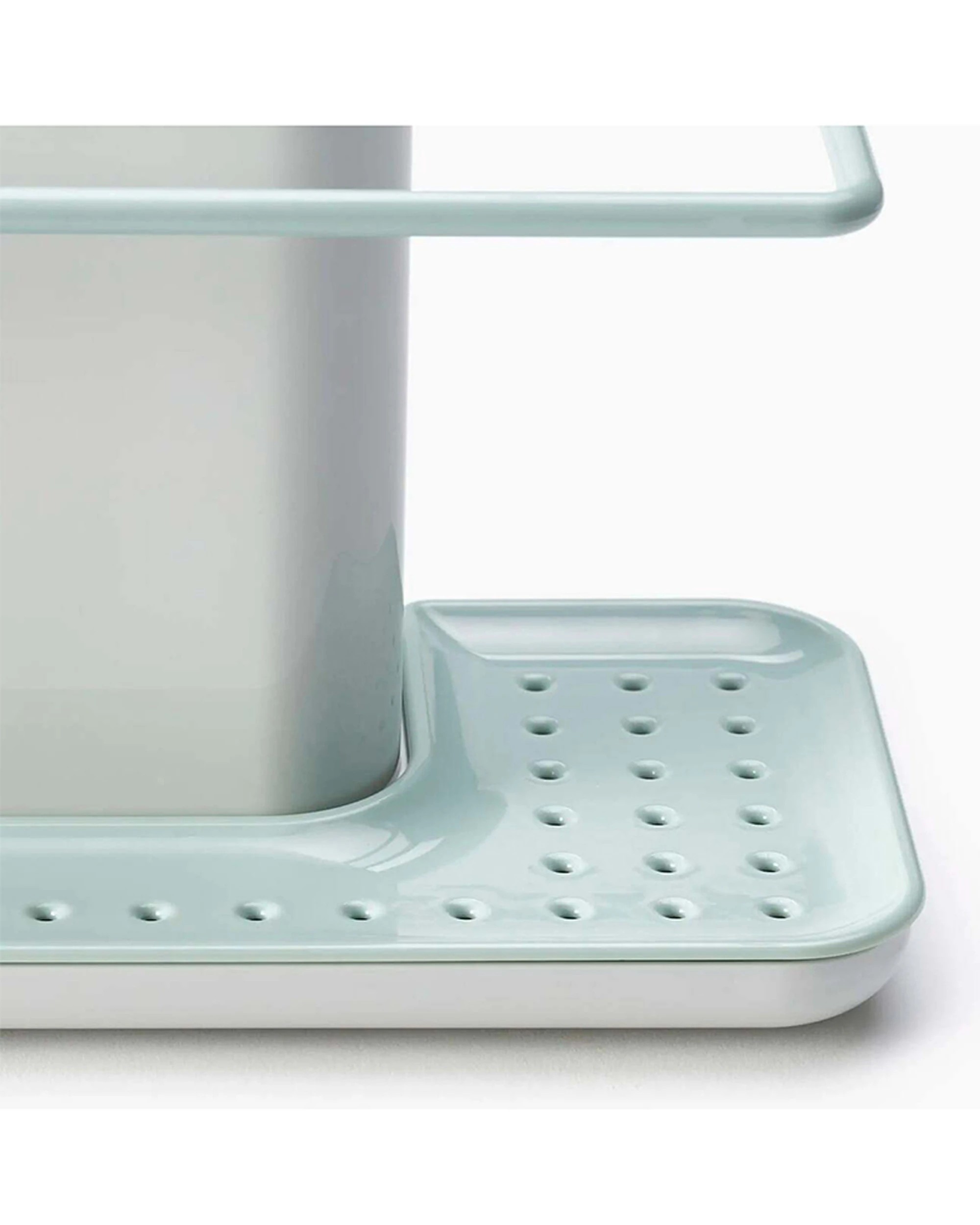 3 Joseph Joseph Kitchen Sink Organiser Caddy With Rail And Reservoir Light Stone Sage - Multi, 3 of 4