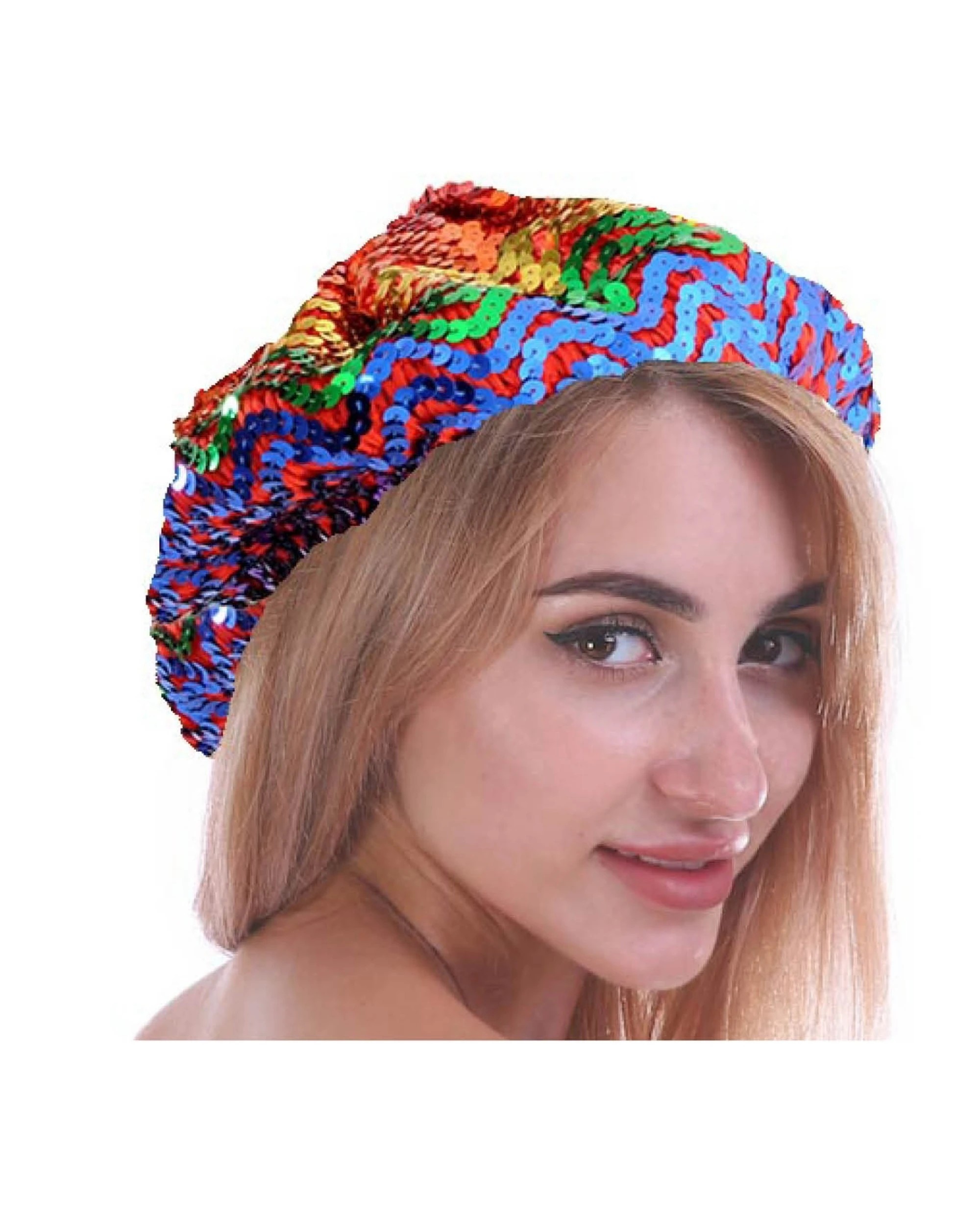 1 BR Costumes Sequin French Beret Hat for LGBTQ Pride, 1 of 1