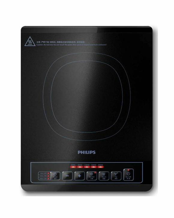 Philips 3000 Series Induction Cooker - Black - BLACK