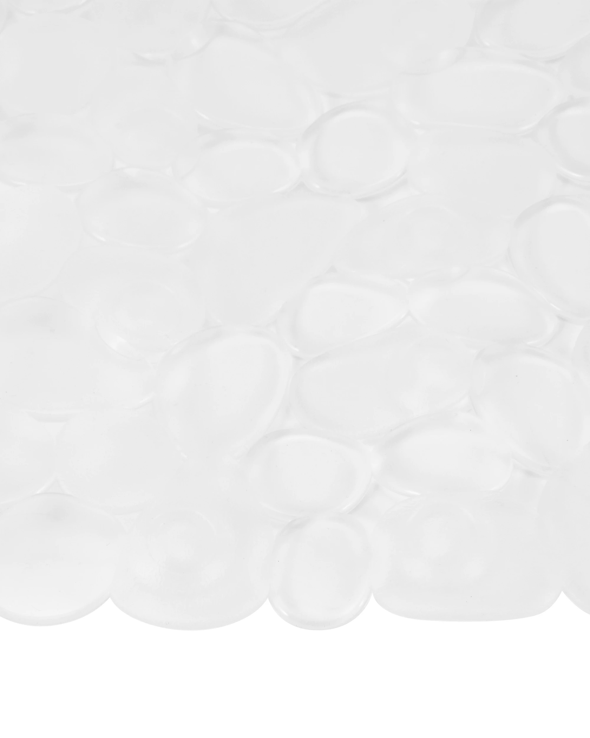 3 Pebble Suction Bath Mat - Clear, 3 of 5