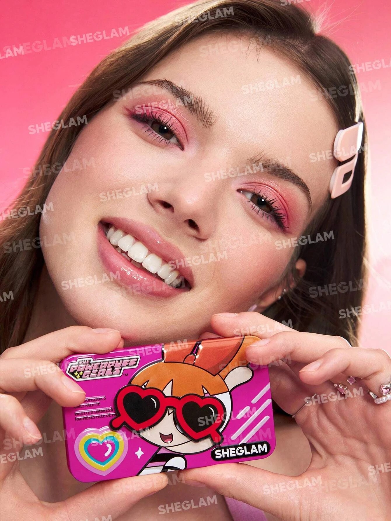 3 The Powerpuff Girls x SHEGLAM The Professor's Girls Eyeshadow Palette - The Leader, 3 of 7