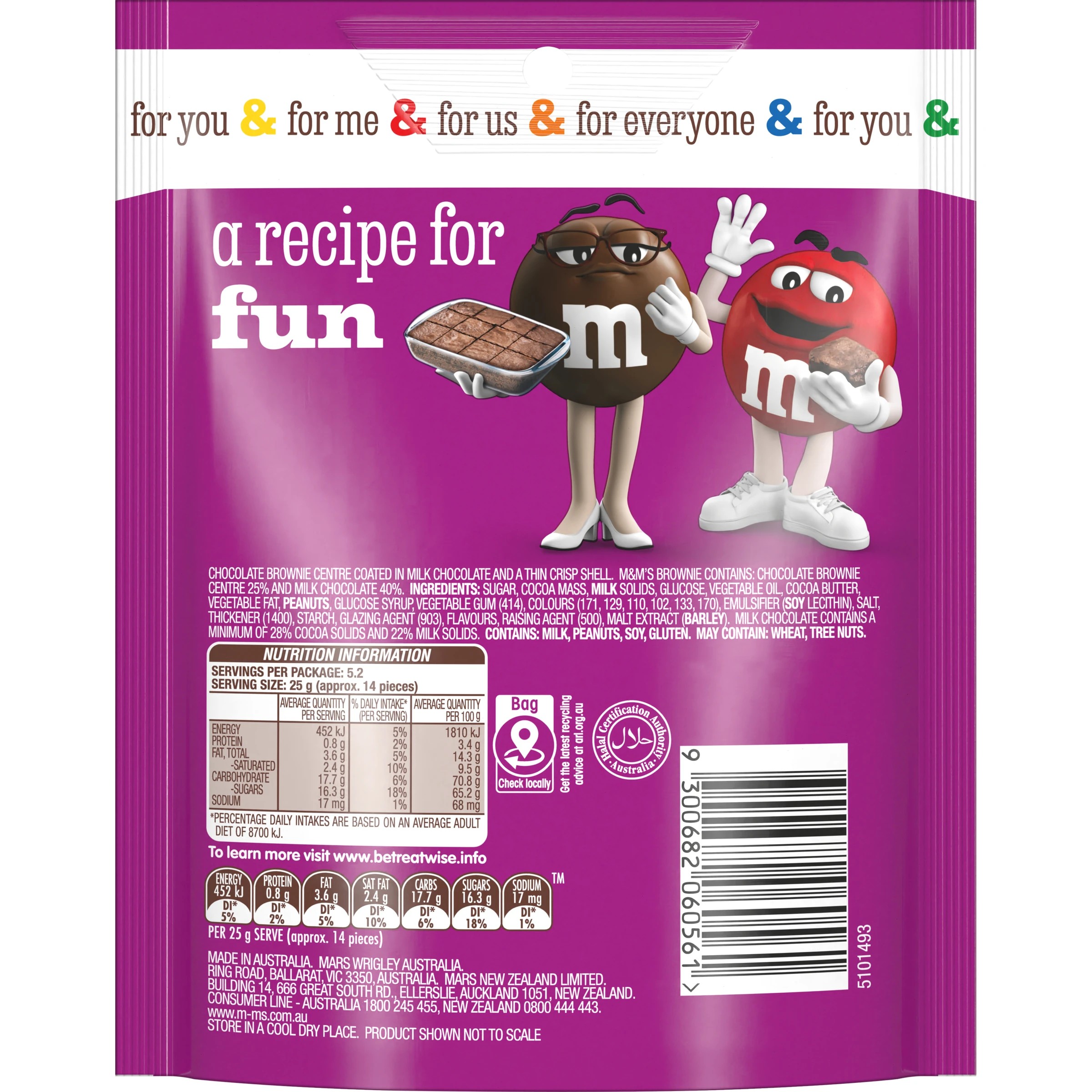 2 M&M's Brownie 130g, 2 of 4