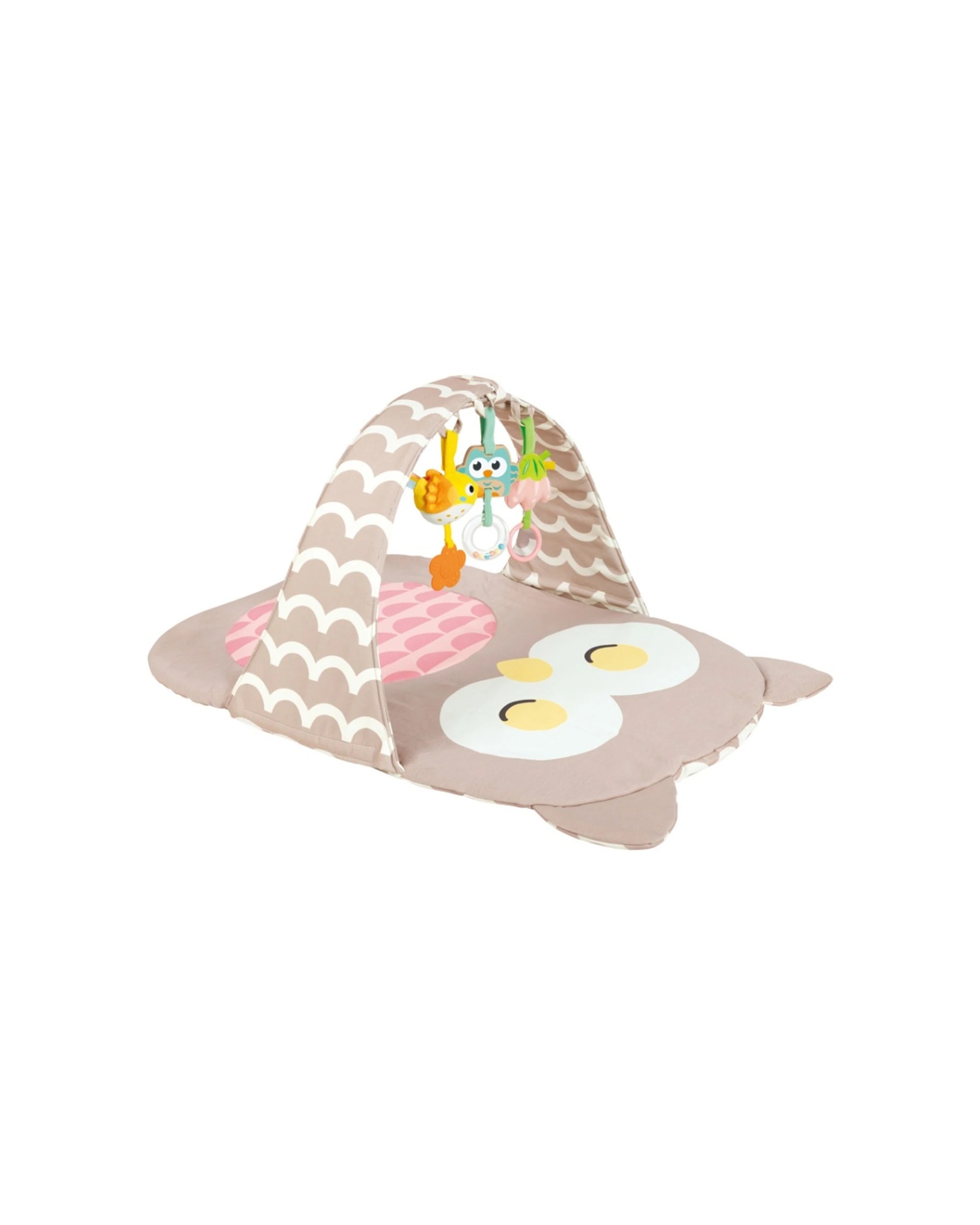 1 Hape Owl Bed Oscar Soft Cotton Play Mat With Toys - Multi, 1 of 5