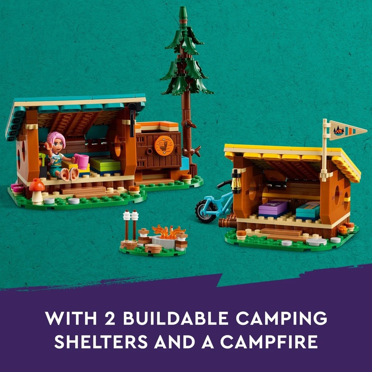5 LEGO Friends Adventure Camp Cozy Cabins 42624, 5 of 11