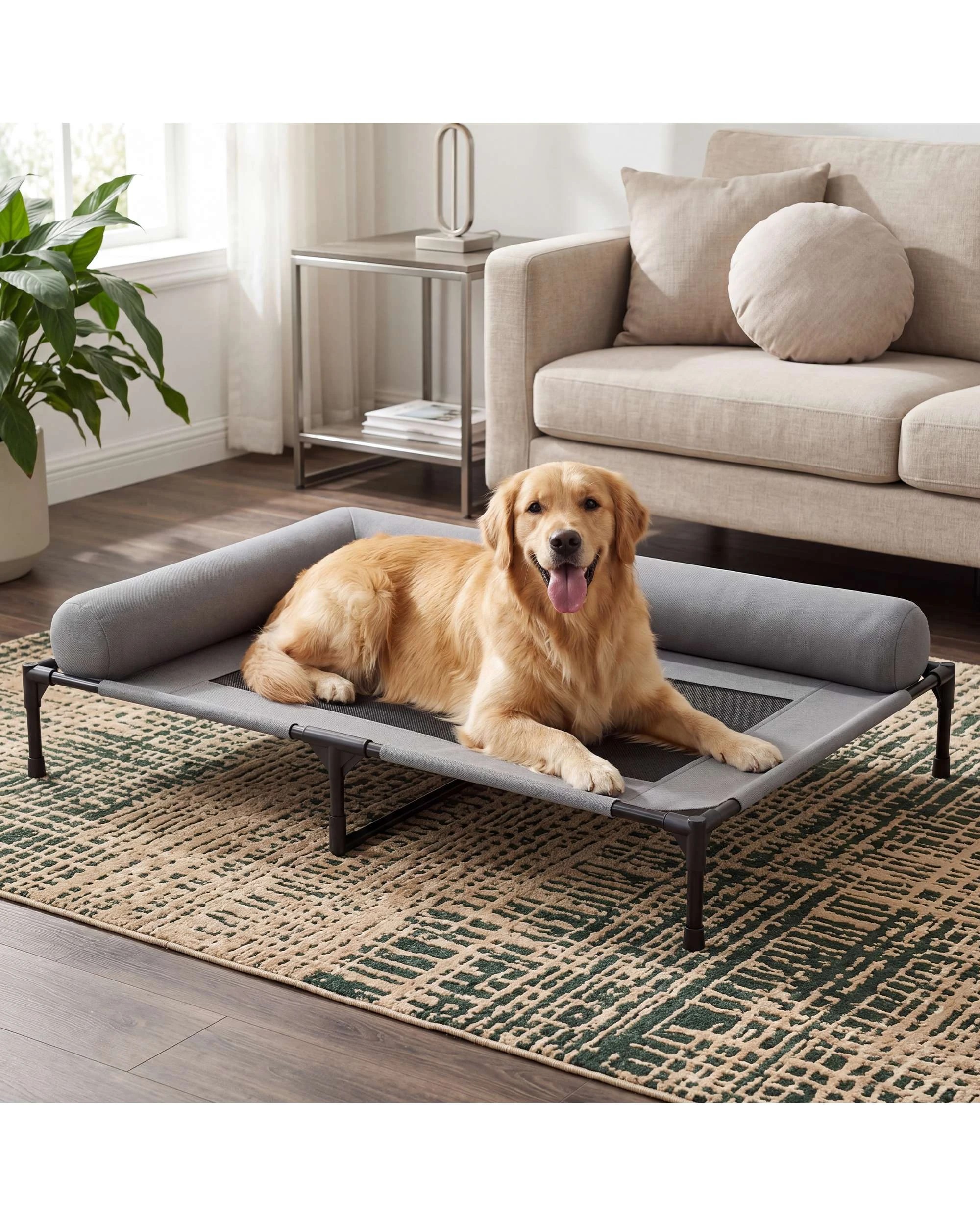 3 Advwin Pet Bed Elevated Pet Sofa, 3 of 8