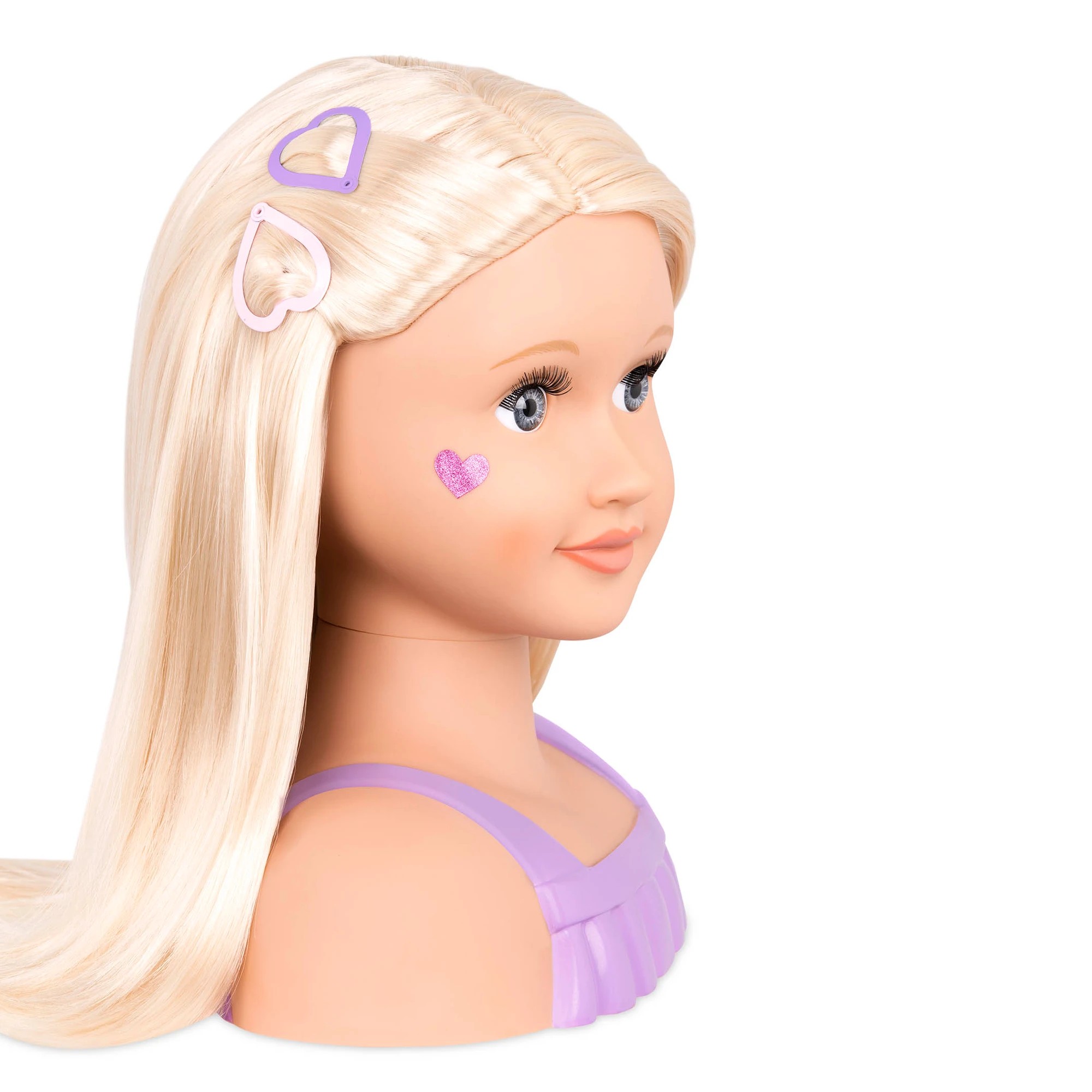 2 Our Generation Styling Head - Trista - Purple, 2 of 10