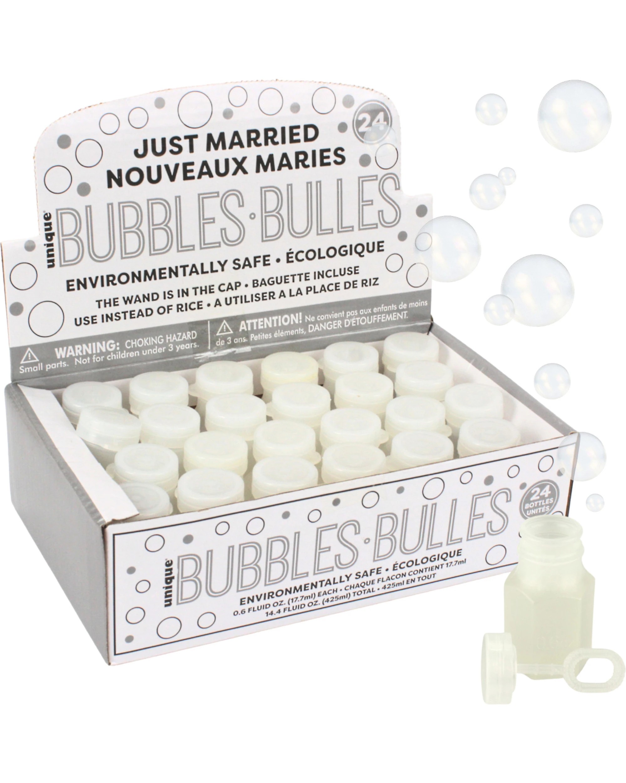 1 Unique Decorate Your Own Bubble Bottles Pack of 24, 1 of 3