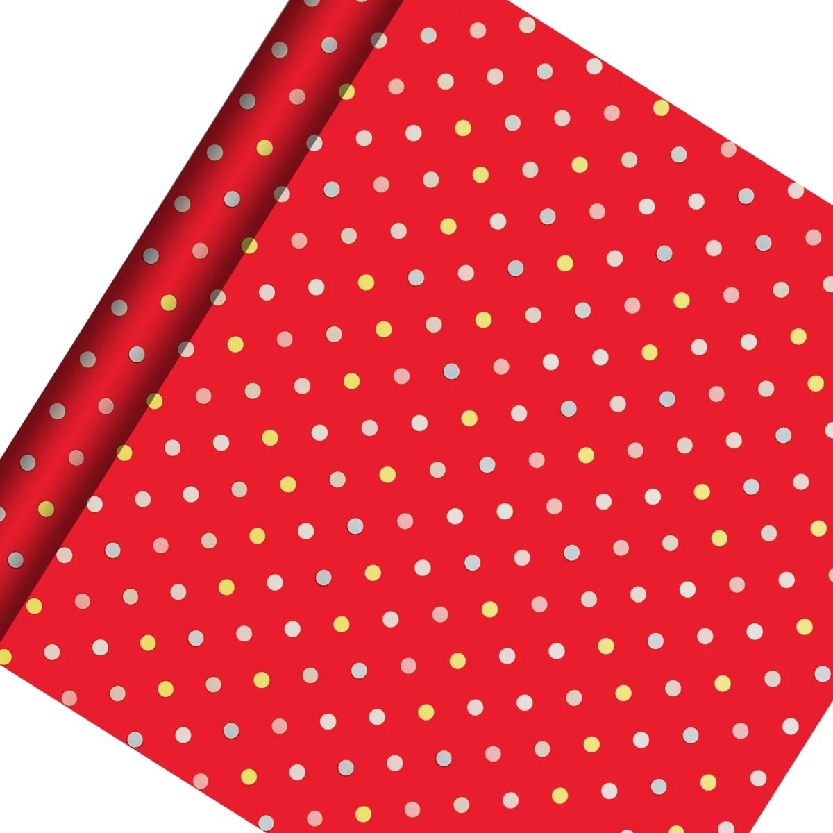 1 Hallmark Wrapping Paper Roll - Jolly & Bright Spots, 1 of 3